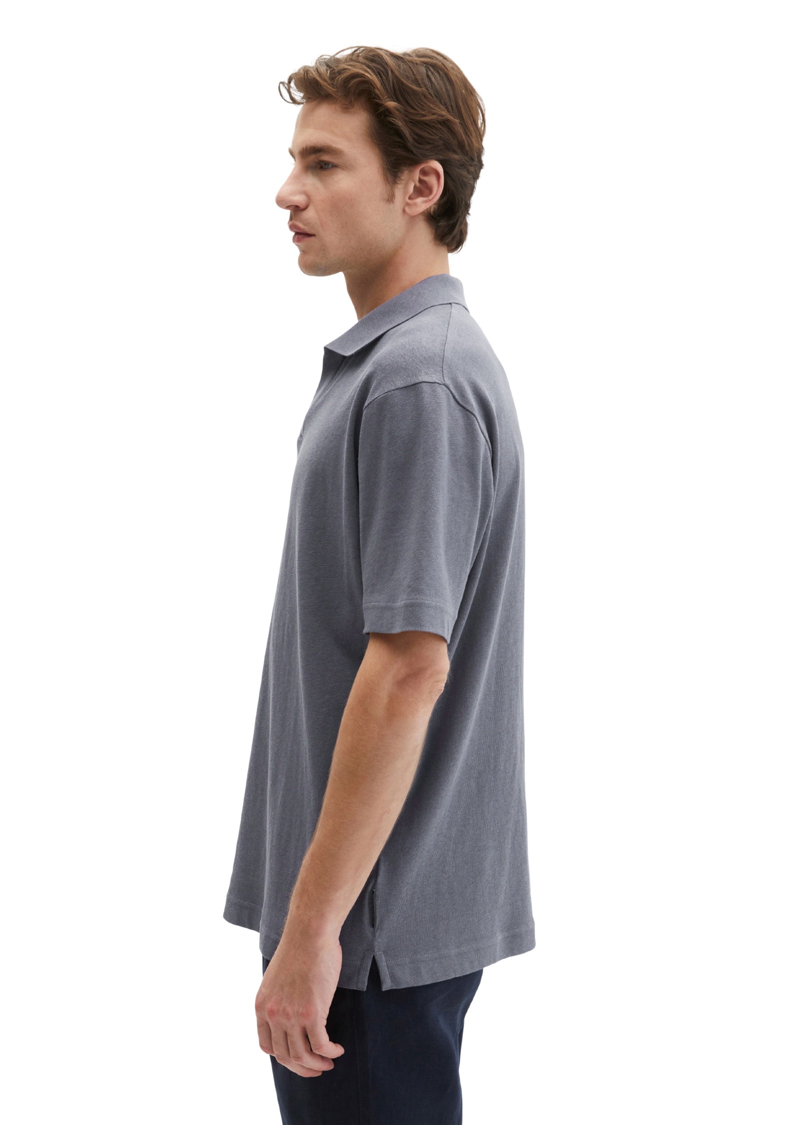 Marc OPolo Poloshirt "aus Baumwoll-Leinen-Mix" günstig online kaufen