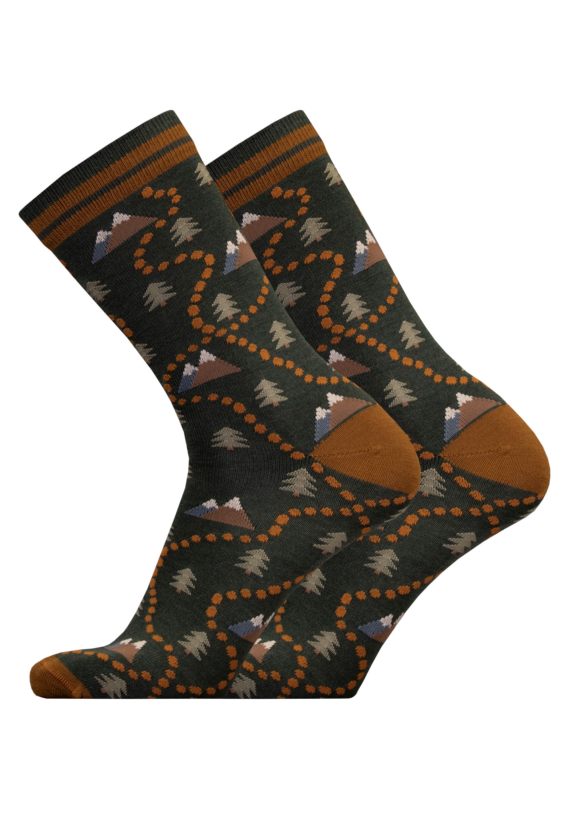 UphillSport Socken "PATH", (2 Paar), mit tollem Muster