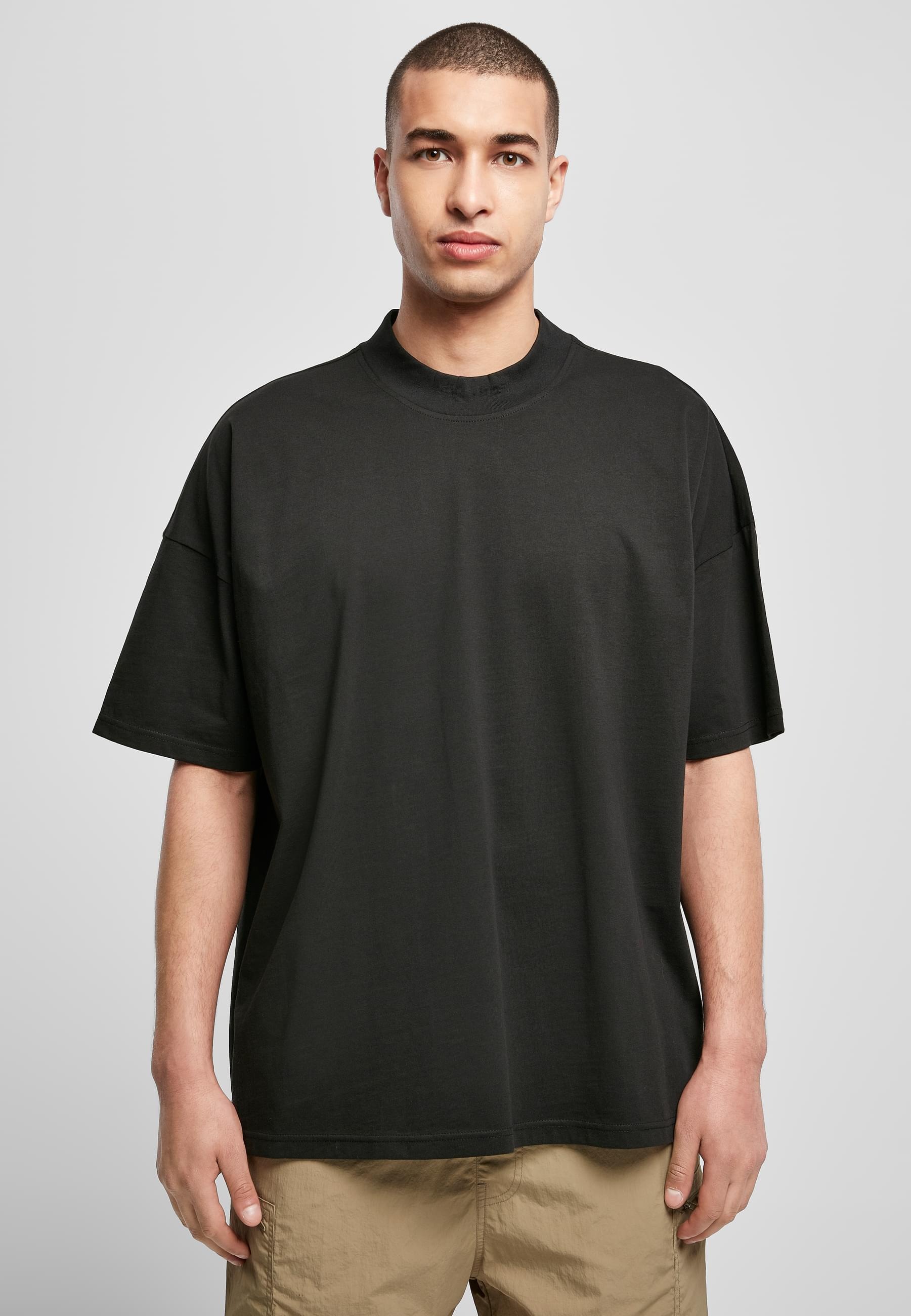 URBAN CLASSICS T-Shirt »Urban Classics Herren Oversized Mock Neck Tee«, (1 tlg.)