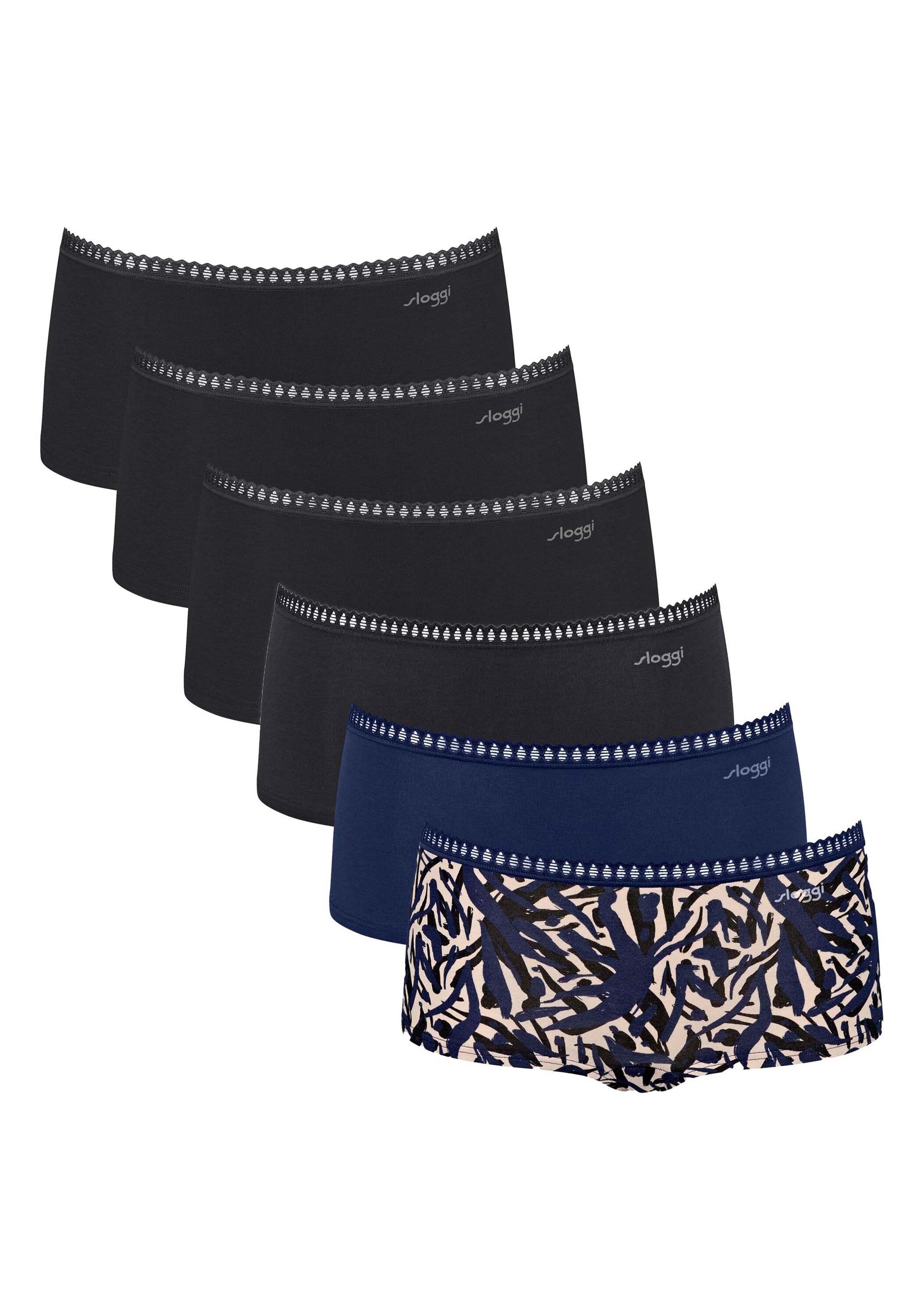 sloggi Panty "Panty GO Crush Short C6P 6er Pack"