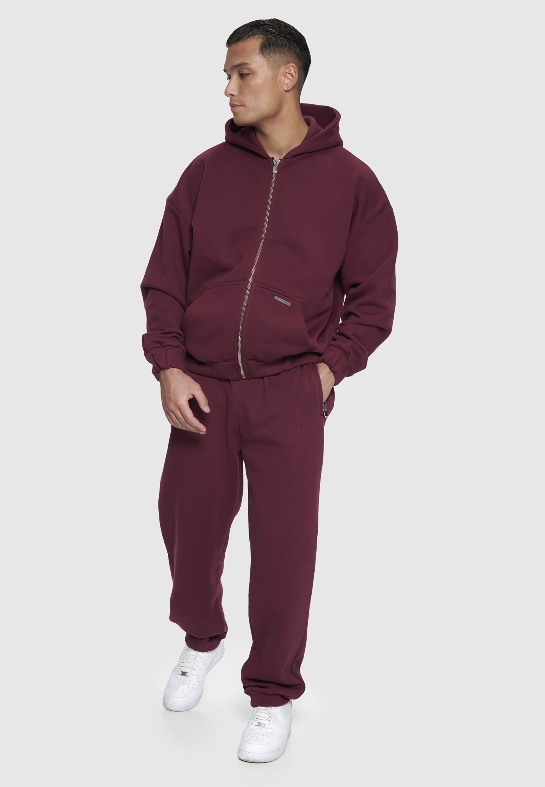Dropsize Jogginghose »Dropsize Herren Bazix Republiq Super Heavy Blank Jogger«