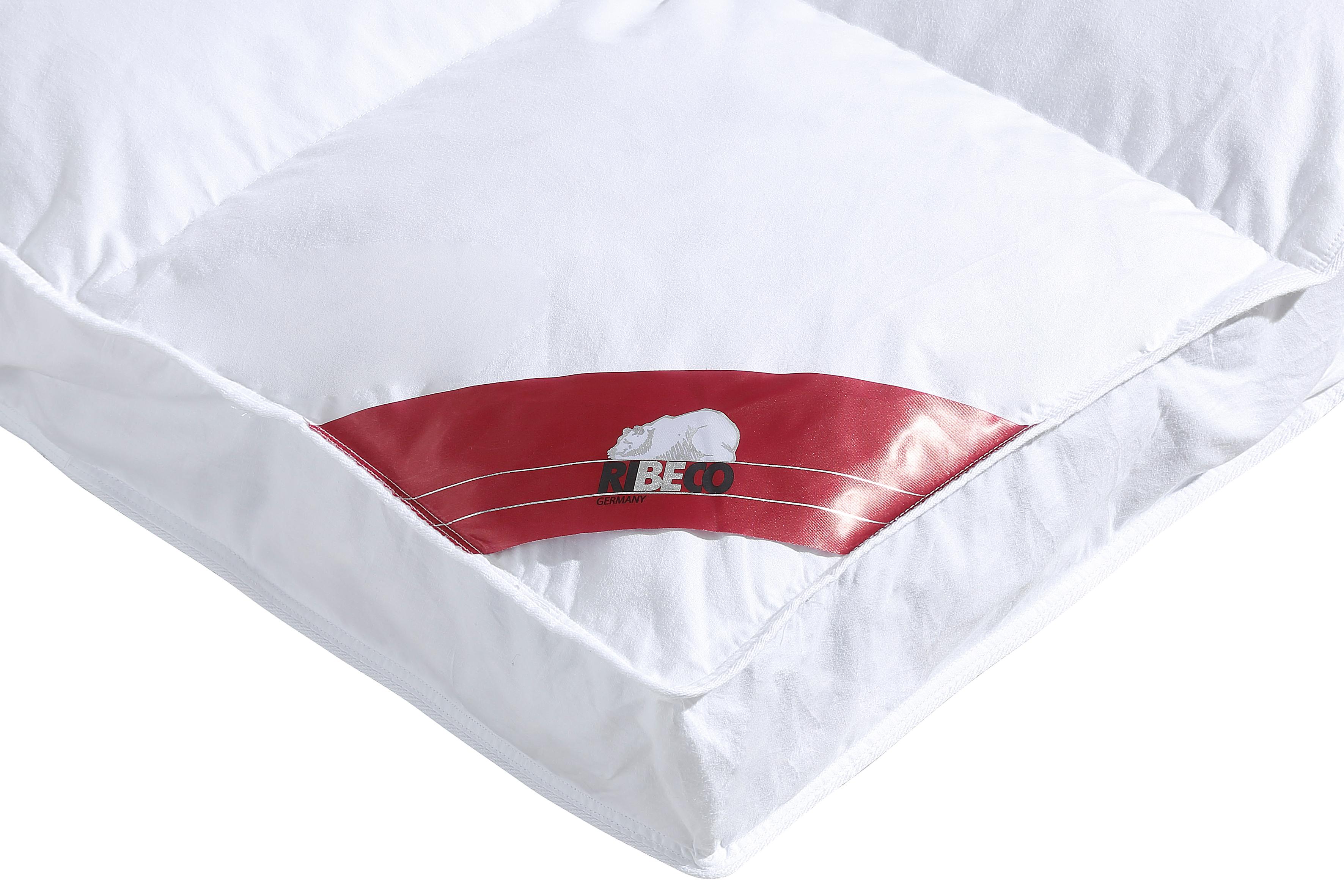 Thumbnail - RIBECO Federbettdecke "extra prall" extrawarm Füllung 80Federnund20Daunen 1 Stk. tlg. Federbettdecke in 135x200 und 155x...