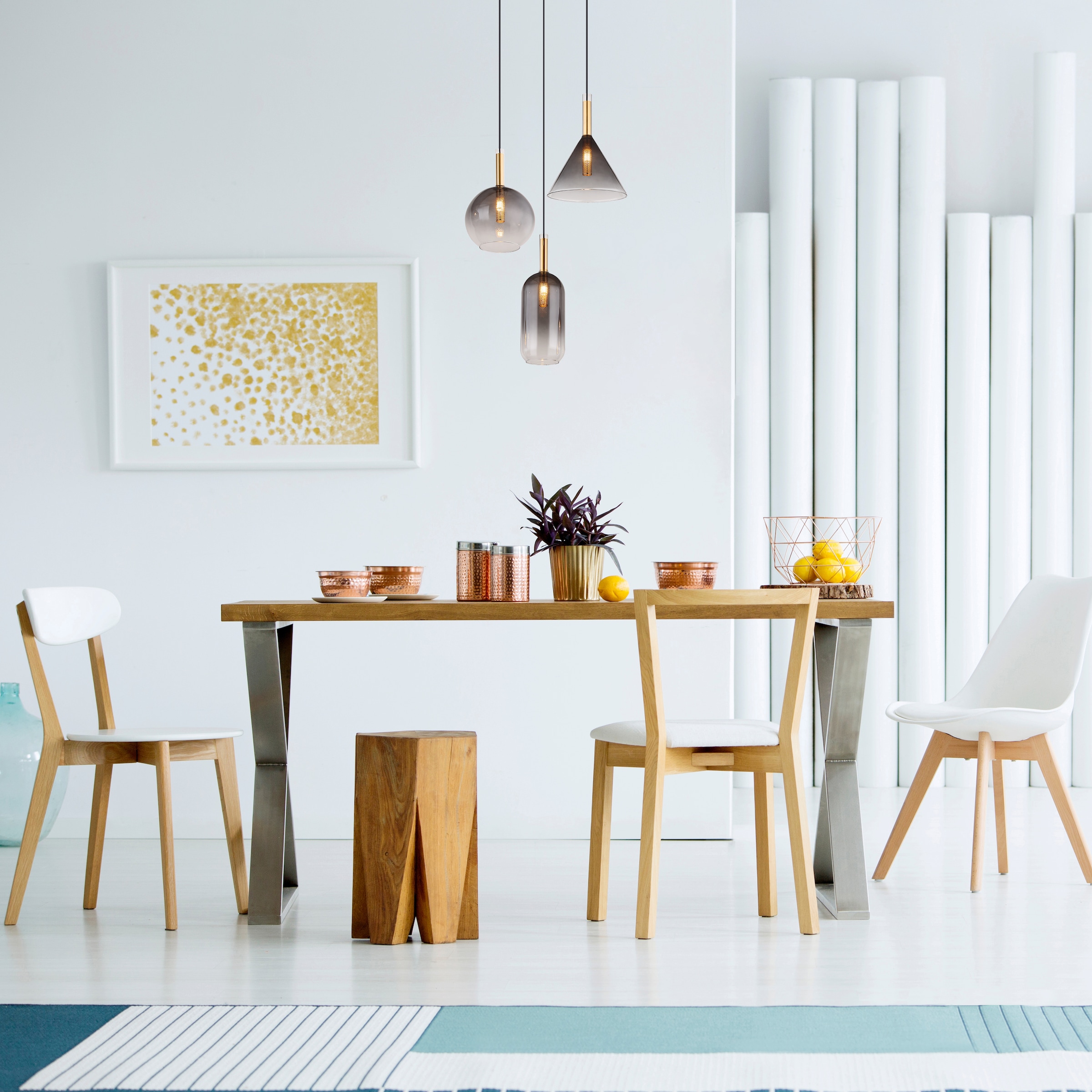 GLOBO LIGHTING Hängeleuchte »ELISABETH« G9 1 Stk. Hängelampe Esszimmer-Leuchte Esstischleuchte Wohnzimmer