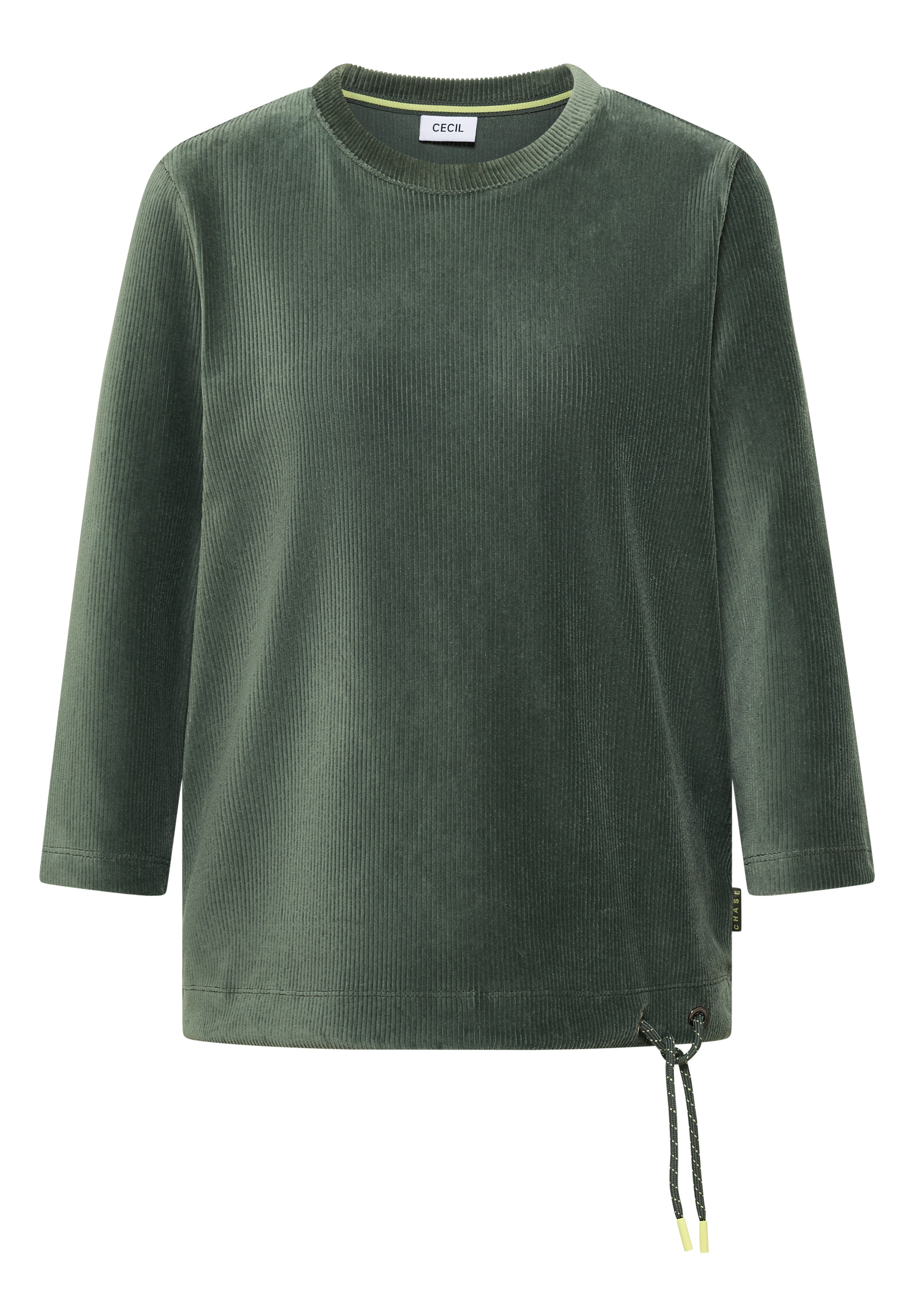 Cecil 3/4-Arm-Shirt mit Tunnelzug am Saum