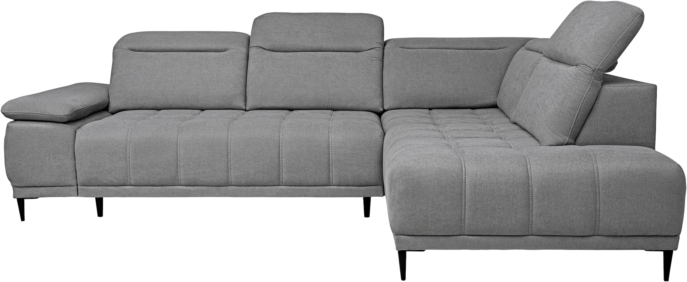 WERK2 Ecksofa "Focus-L, elektrisch erweiterbare Sitztiefe um ca. 30 cm, L-F günstig online kaufen