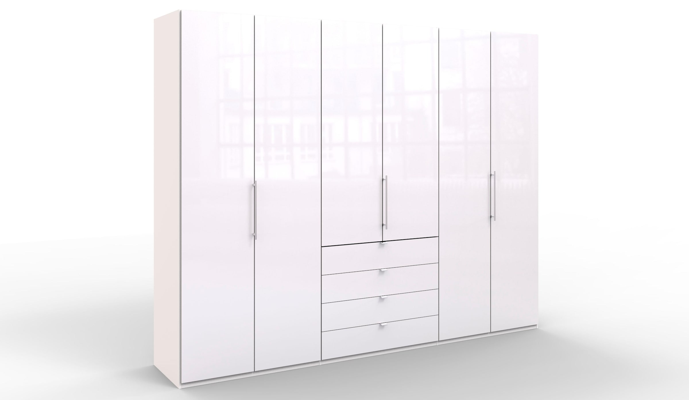 WIEMANN Kleiderschrank "Loft", Glasfront günstig online kaufen