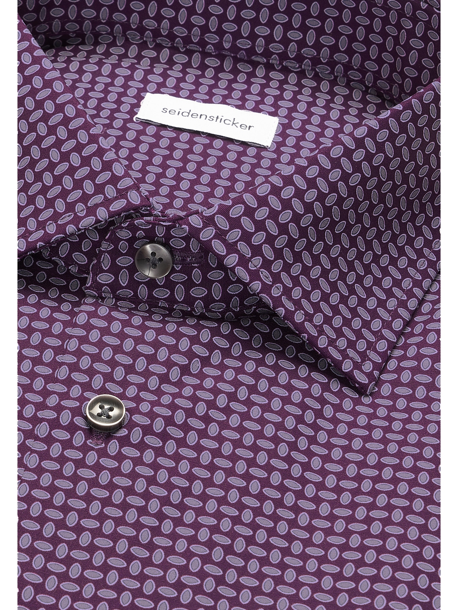 seidensticker Businesshemd »Schwarze Rose« Regular 1/1 Kentkragen Druck