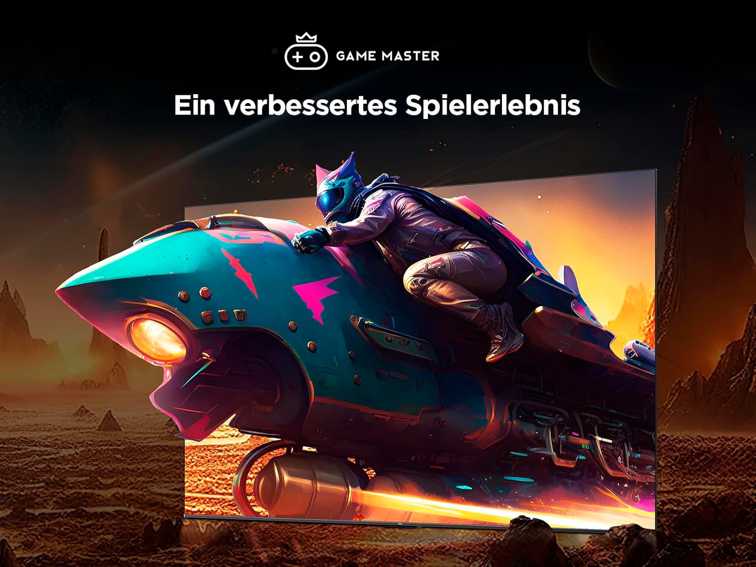 TCL LED-Fernseher »55V6CX2«, 4K Ultra HD, Smart-TV-Google TV, 4K HDR, Multi-HDR, Dolby Vision, Game Master, Smart TV, Apple TV, AiPQ