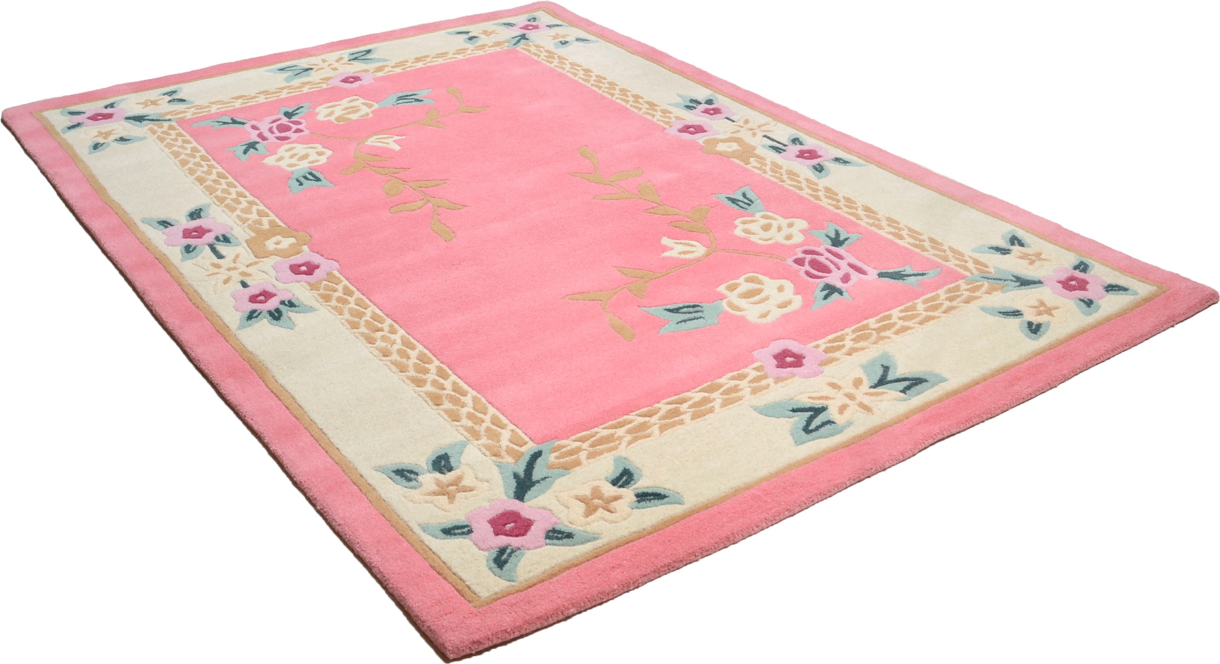 THEKO Wollteppich "Lifou" rechteckig 14 mm Höhe reine Wolle, handgewebt, mi günstig online kaufen