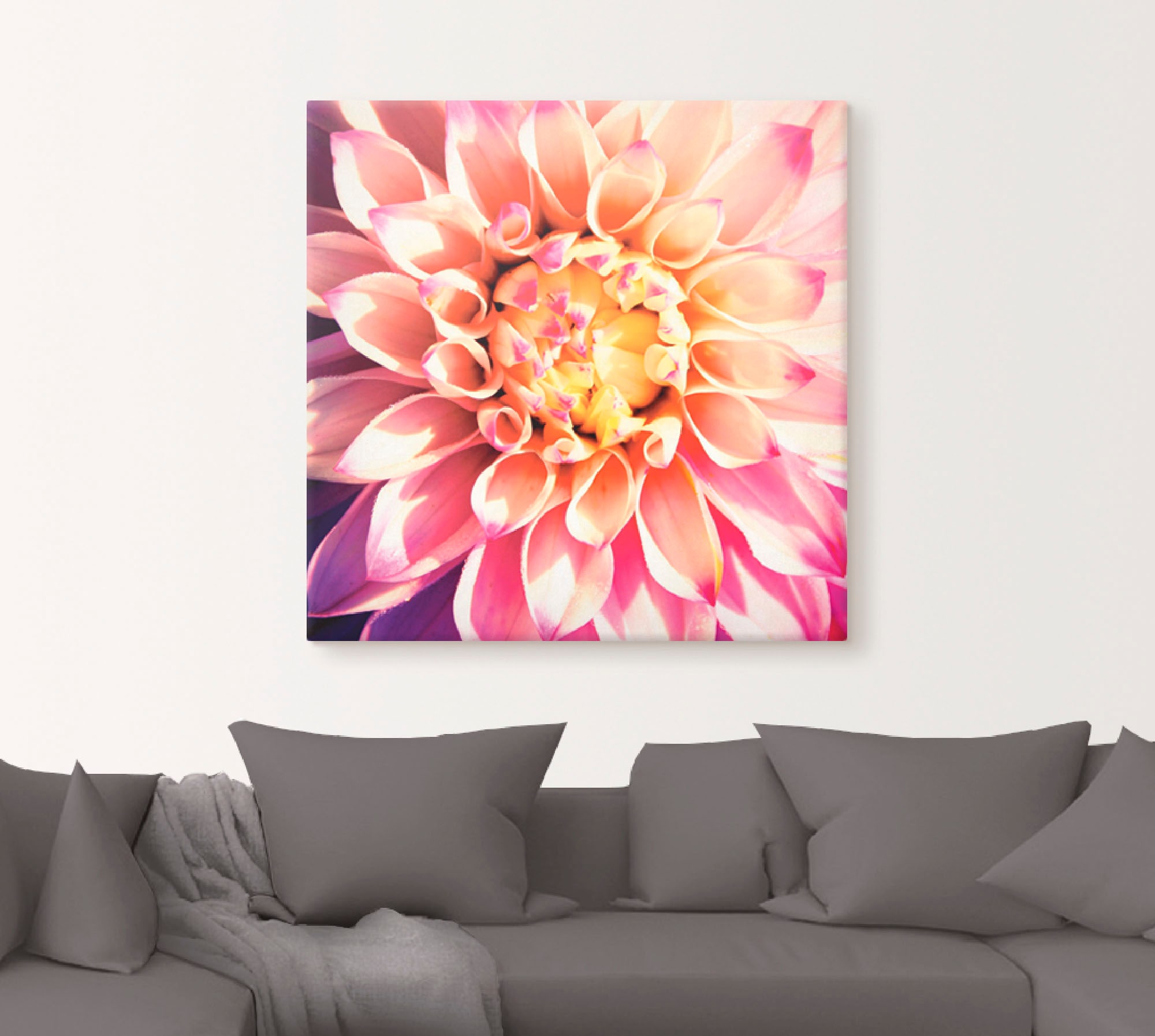 Artland Wandbild »Dahlie«, Blumen, (1 St.), als Leinwandbild, Poster in verschied. Größen