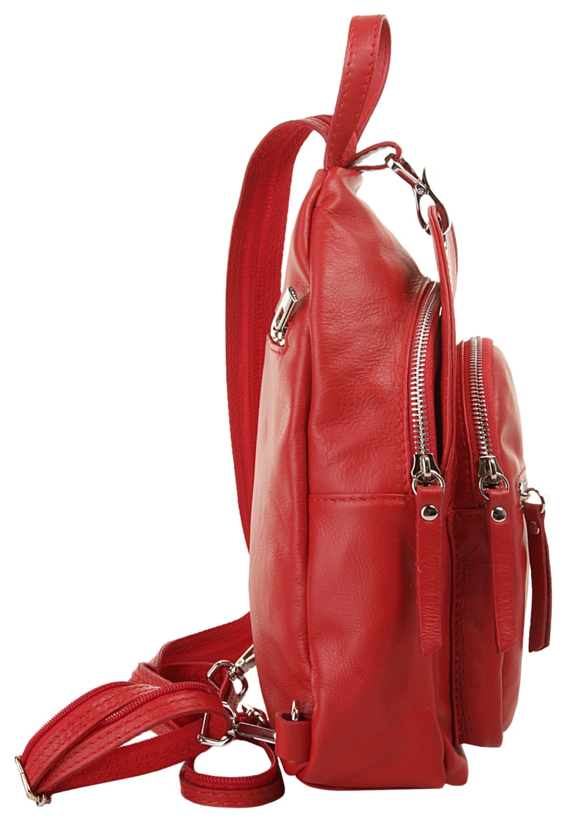 Samantha Look Cityrucksack, echt Leder, Made in Italy