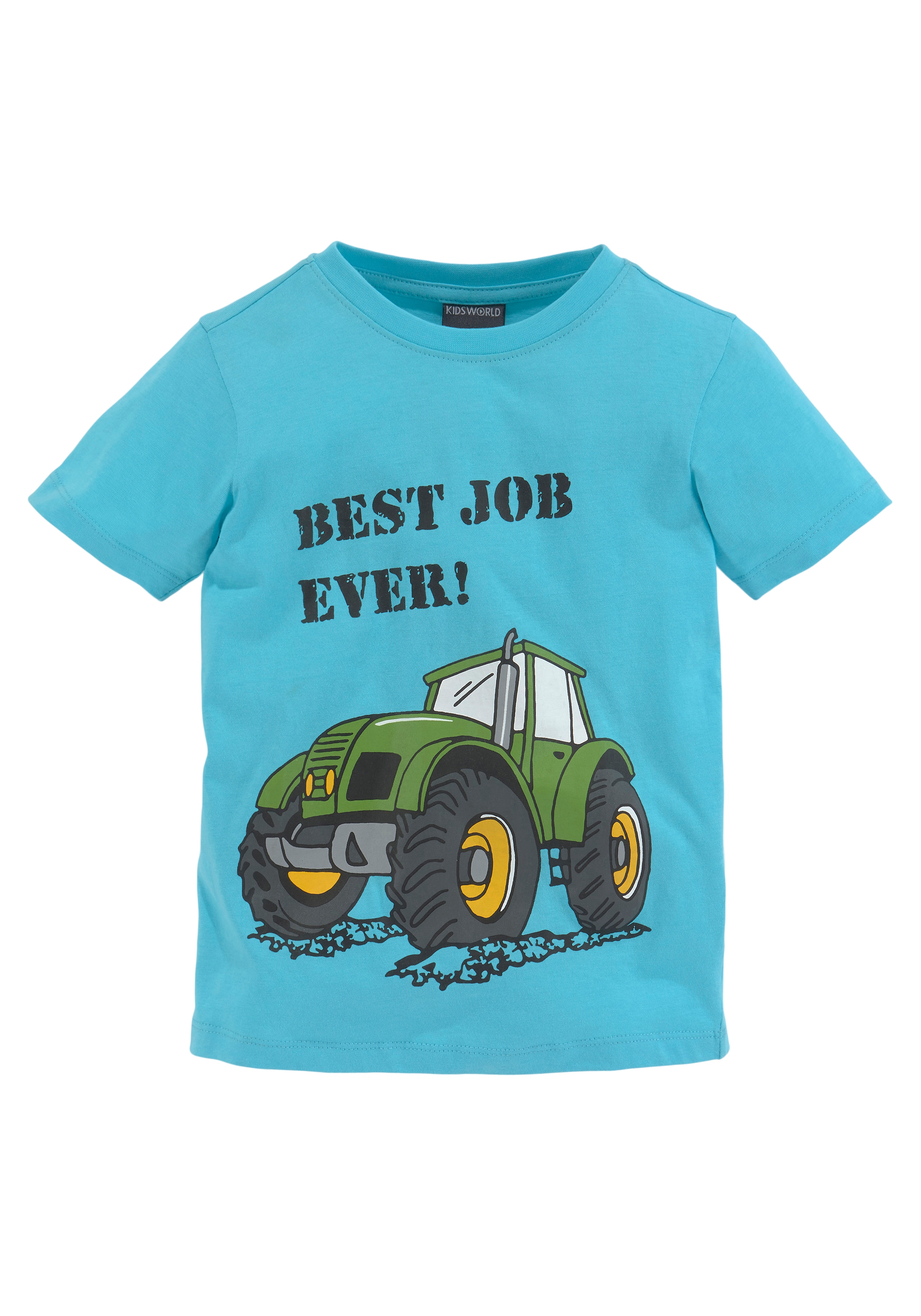 KIDSWORLD T-Shirt »BEST JOB (Packung, | BAUR EVER!«, bestellen 2er-Pack)