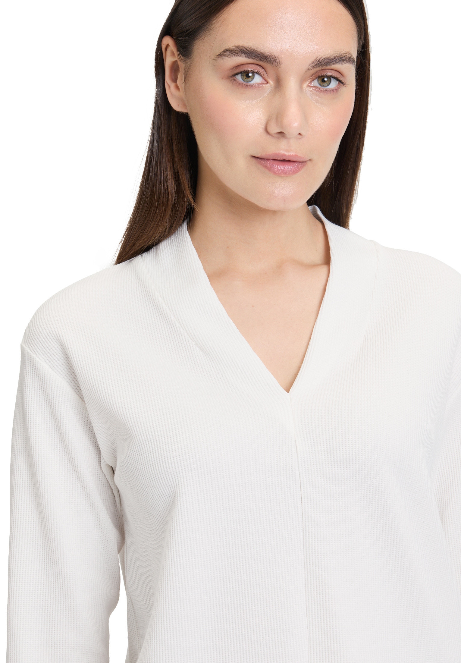 Betty&Co 3/4-Arm-Shirt »Betty & Co Damen Casual-Shirt mit V-Ausschnitt«, (1 tlg.)