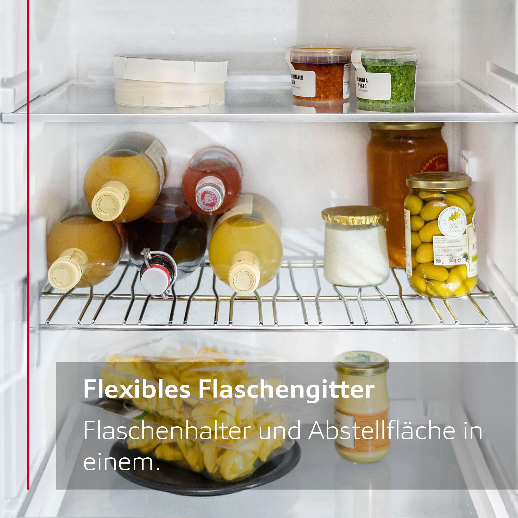 NEFF Einbaukühlgefrierkombination »KI6773FE1«, KI6773FE1, 157,8 cm hoch, 55,8 cm breit, Fresh Safe 2: Frischeschublade für die ideale Lagerung von Obst&Gemüse