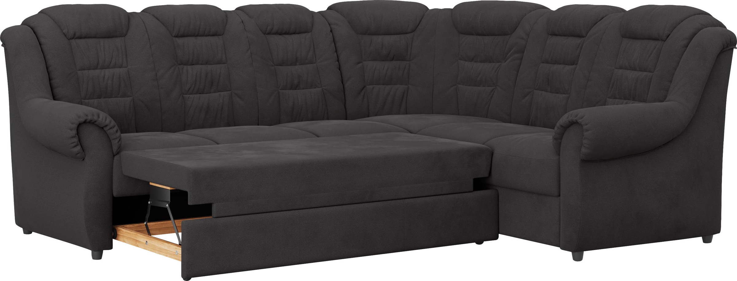 Home affaire Ecksofa »Boston L-Form«, mit hoher Rückenlehne, wahlweise mit Bettfunktion & Stauraum