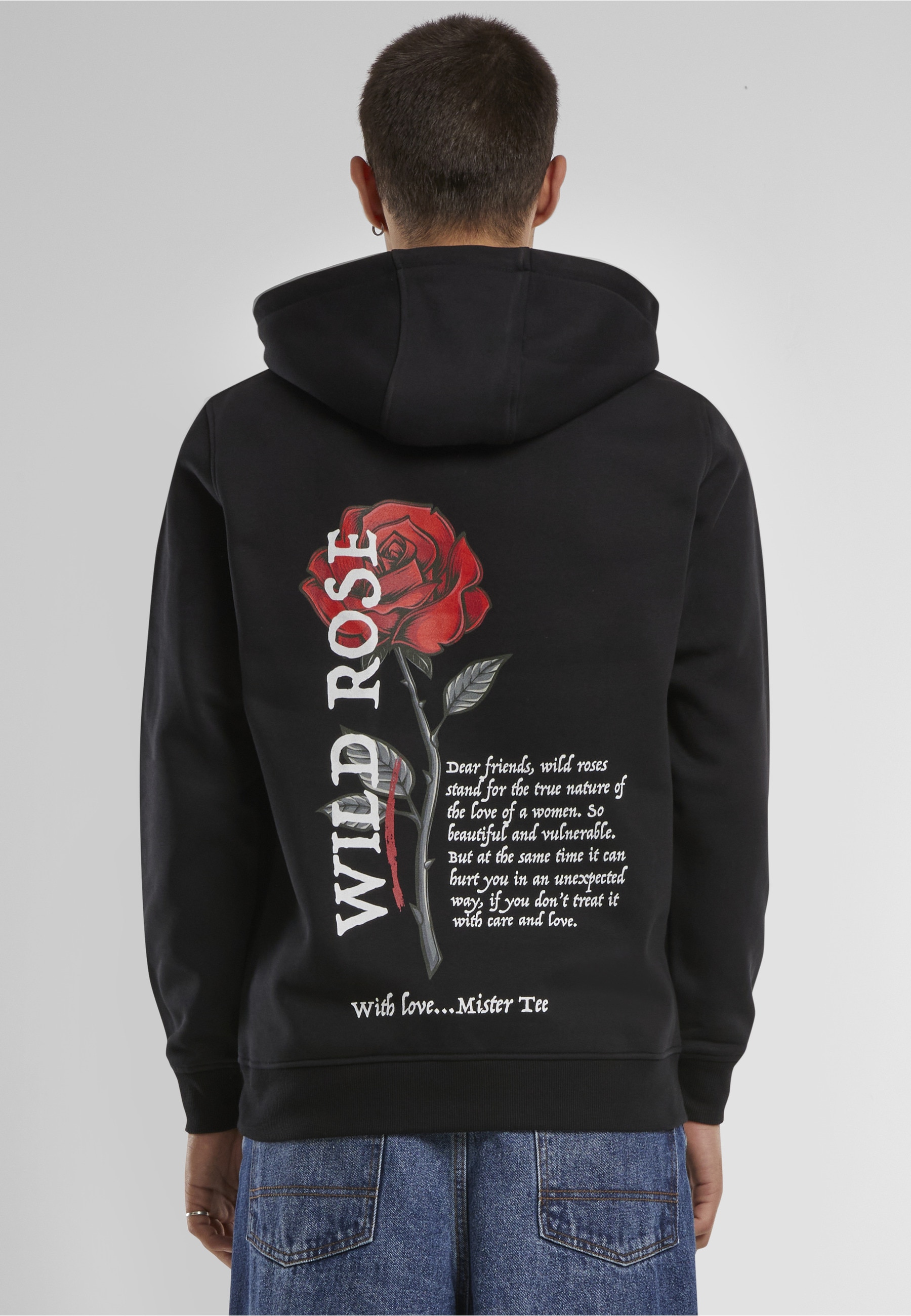MisterTee Kapuzenpullover »MisterTee Herren Wild Rose Hoody« 1 Stk.