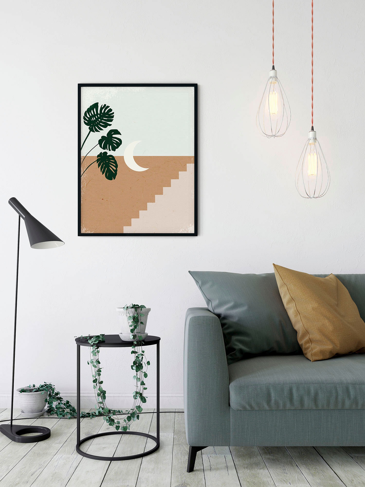 Komar Bild "Silence Crescent Moon" Natur 1 Stk. tlg. Wandbild zur Dekoratio günstig online kaufen