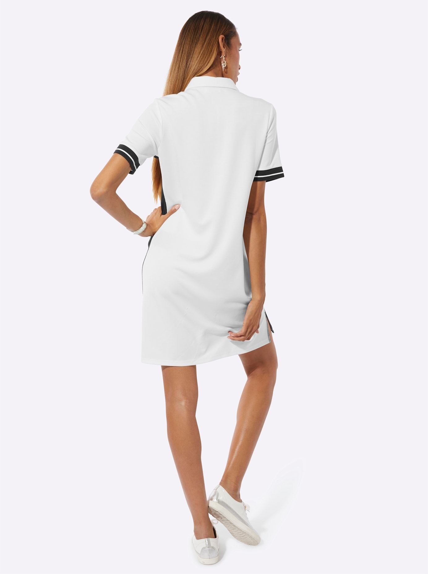 creation L Shirtkleid »Modal-Mix-Polokleid«