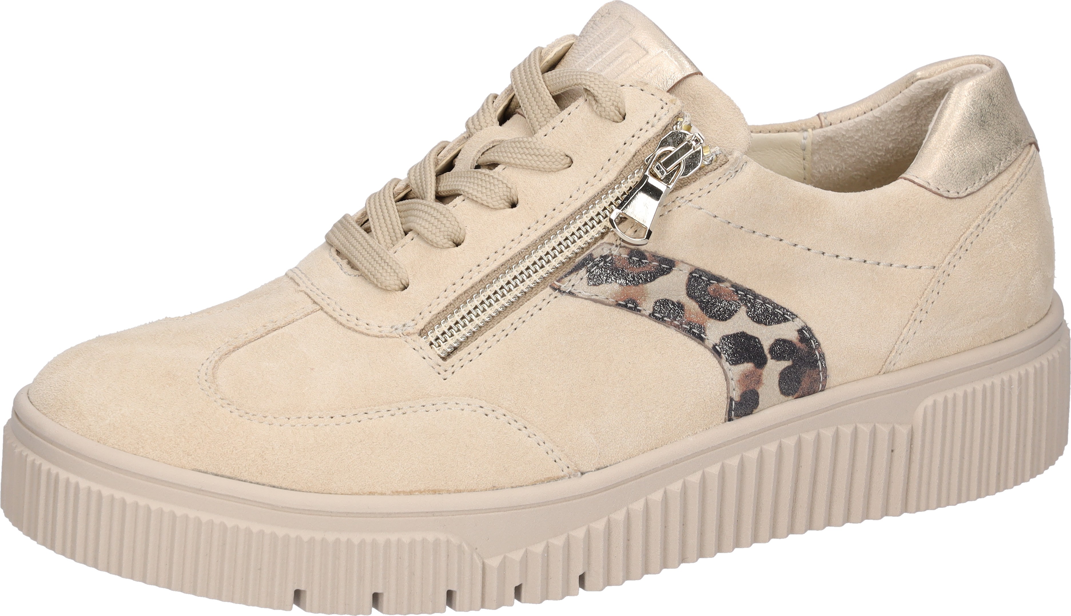 Waldläufer "K-SANSA" Schnürschuh, Halbschuh, Freizeitsneaker mit Leder-Fußbett, K-Weite