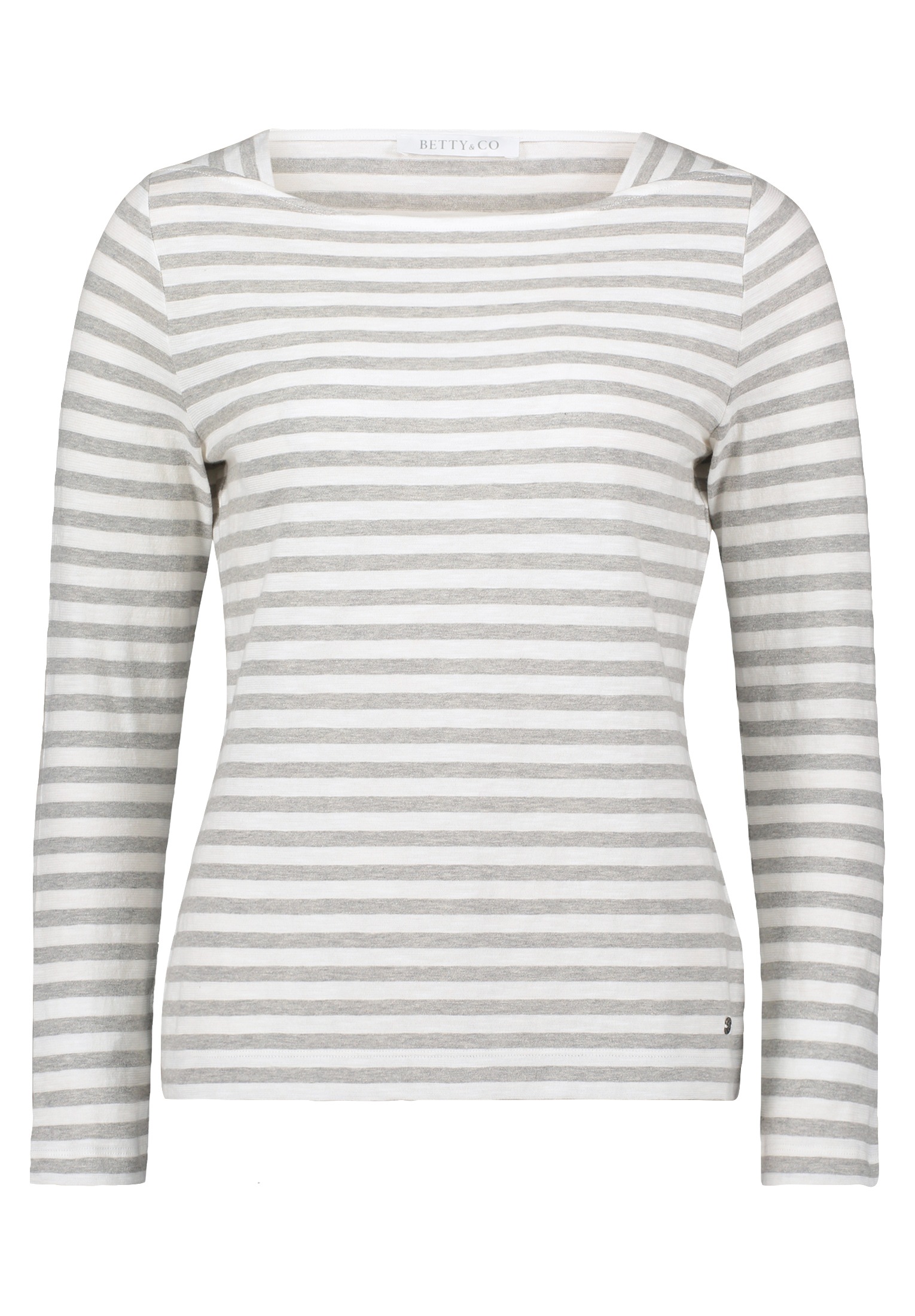 Betty&Co Kurzarmshirt "Betty & Co Damen Ringelshirt mit U-Boot-Ausschnitt", günstig online kaufen