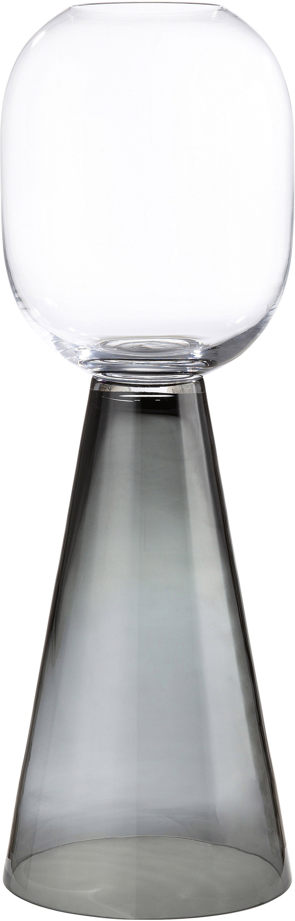 GILDE Bodenwindlicht "Luxo, Weihnachtsdeko", (1 St.), aus Glas, kann auch als Bodenvase verwendet werden