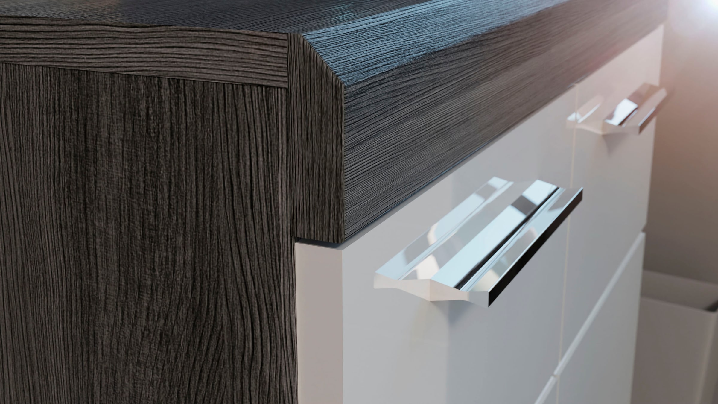 INOSIGN Kommode »Siena, Breite 120 cm, 3 Türen, 1 Schubkasten, 5 Einlegeböden, 8 Fächer«, Schuhkommode, Schuhschrank, Anrichte, Schrank, Sideboard