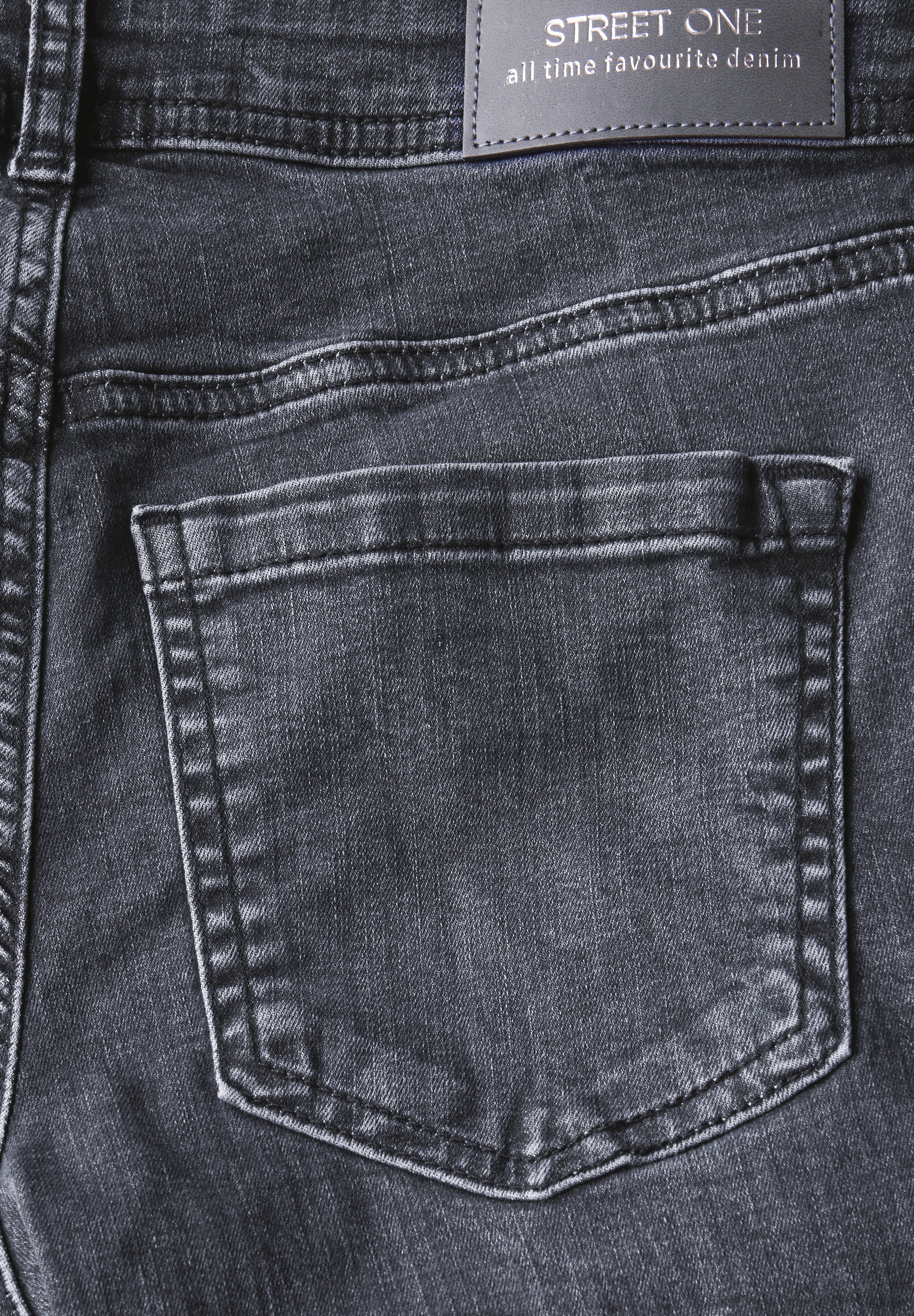 STREET ONE Slim-fit-Jeans, Middle Waist