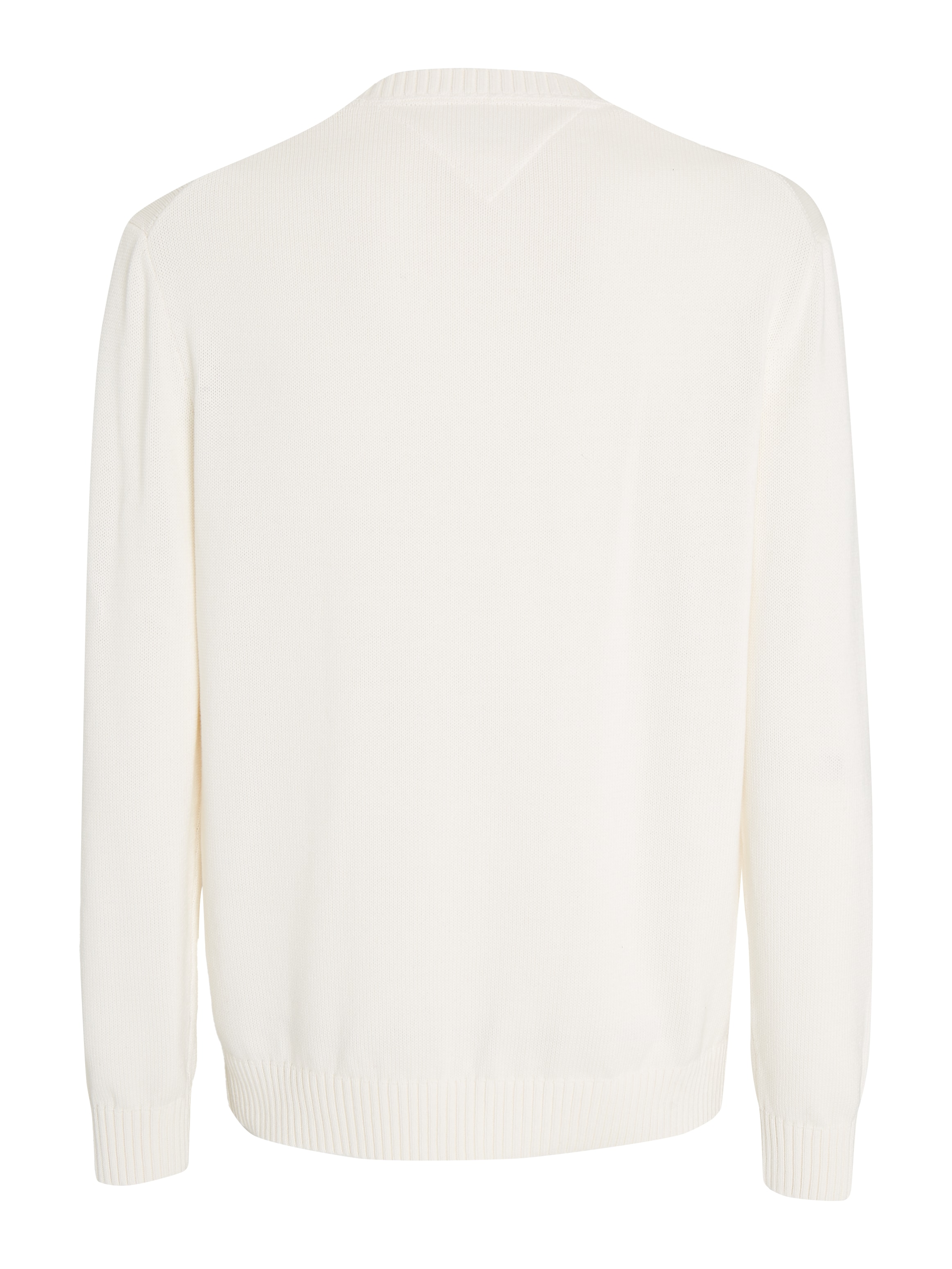 Tommy Jeans Strickpullover »TJM SLIM ESSNTLS C-NECK SWEATER«, mit Markenlogo auf der Brust