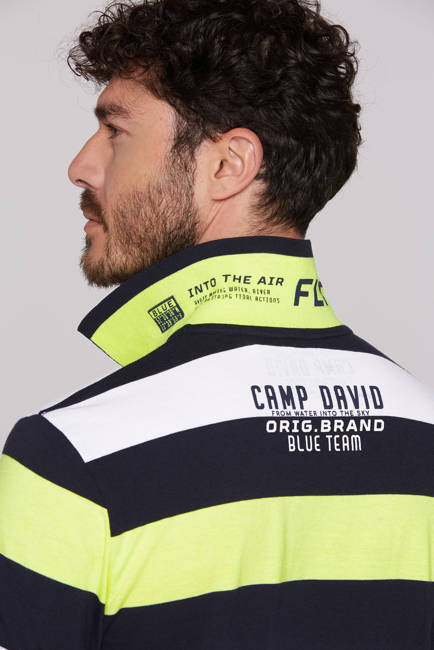 CAMP DAVID Poloshirt, aus Baumwolle