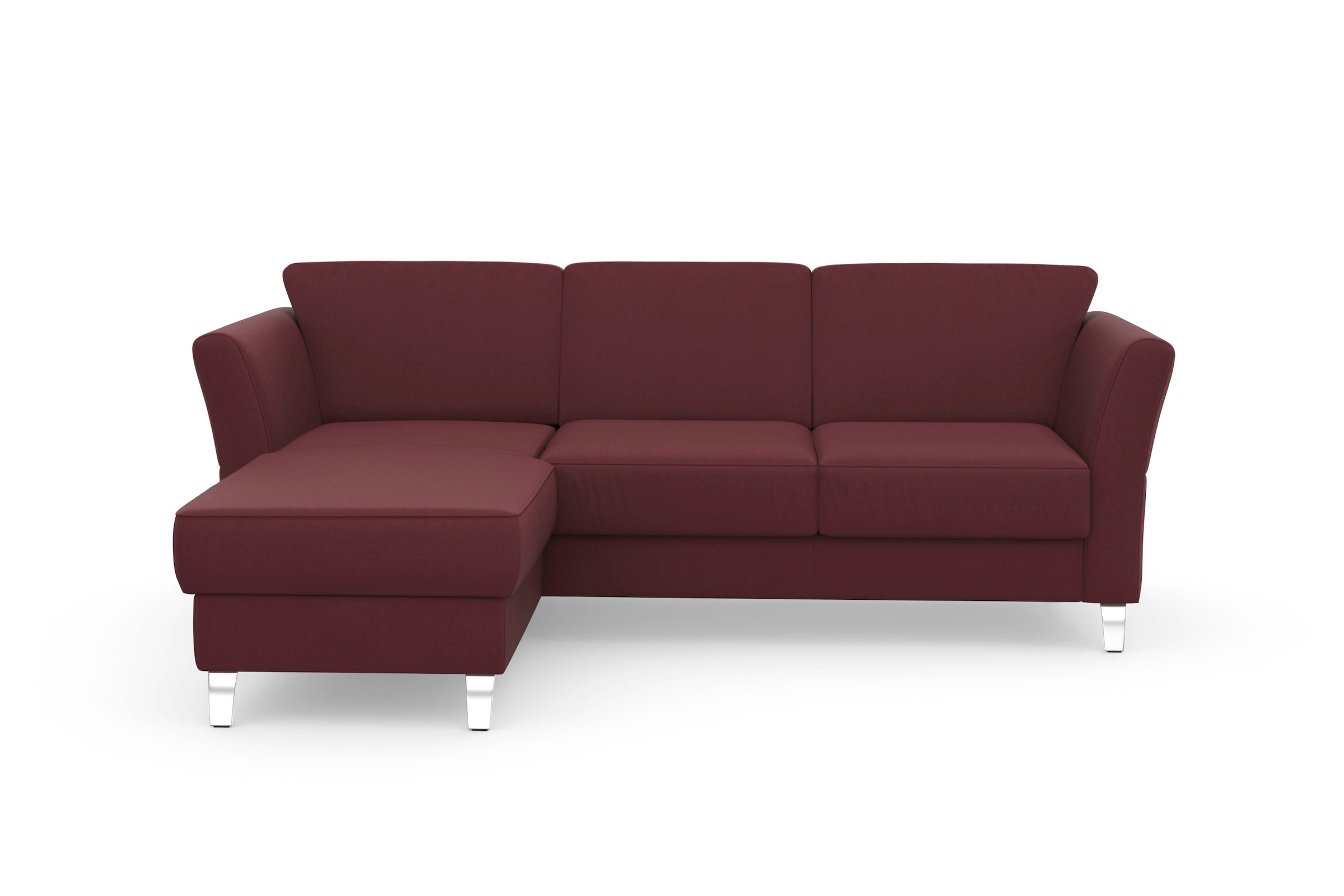 sit&more Ecksofa "Visby L-Form", wahlweise mit Bettfunktion und Bettkasten, günstig online kaufen