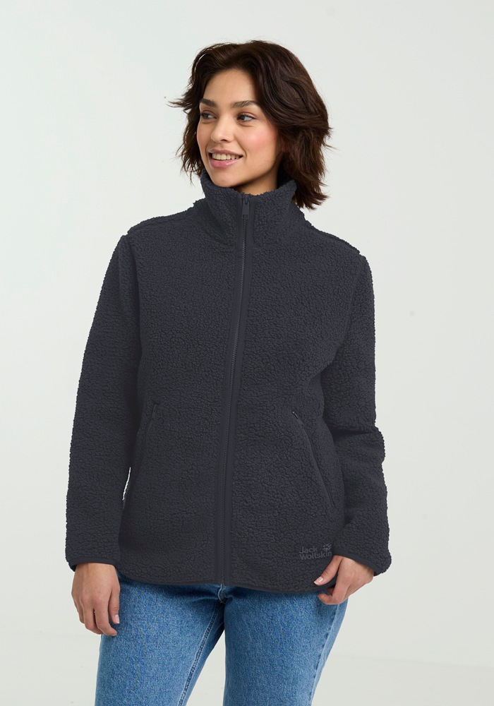 Jack Wolfskin Fleecejacke "HIGH CURL JKT W" Fleecejacke, kuschelig, wärmend