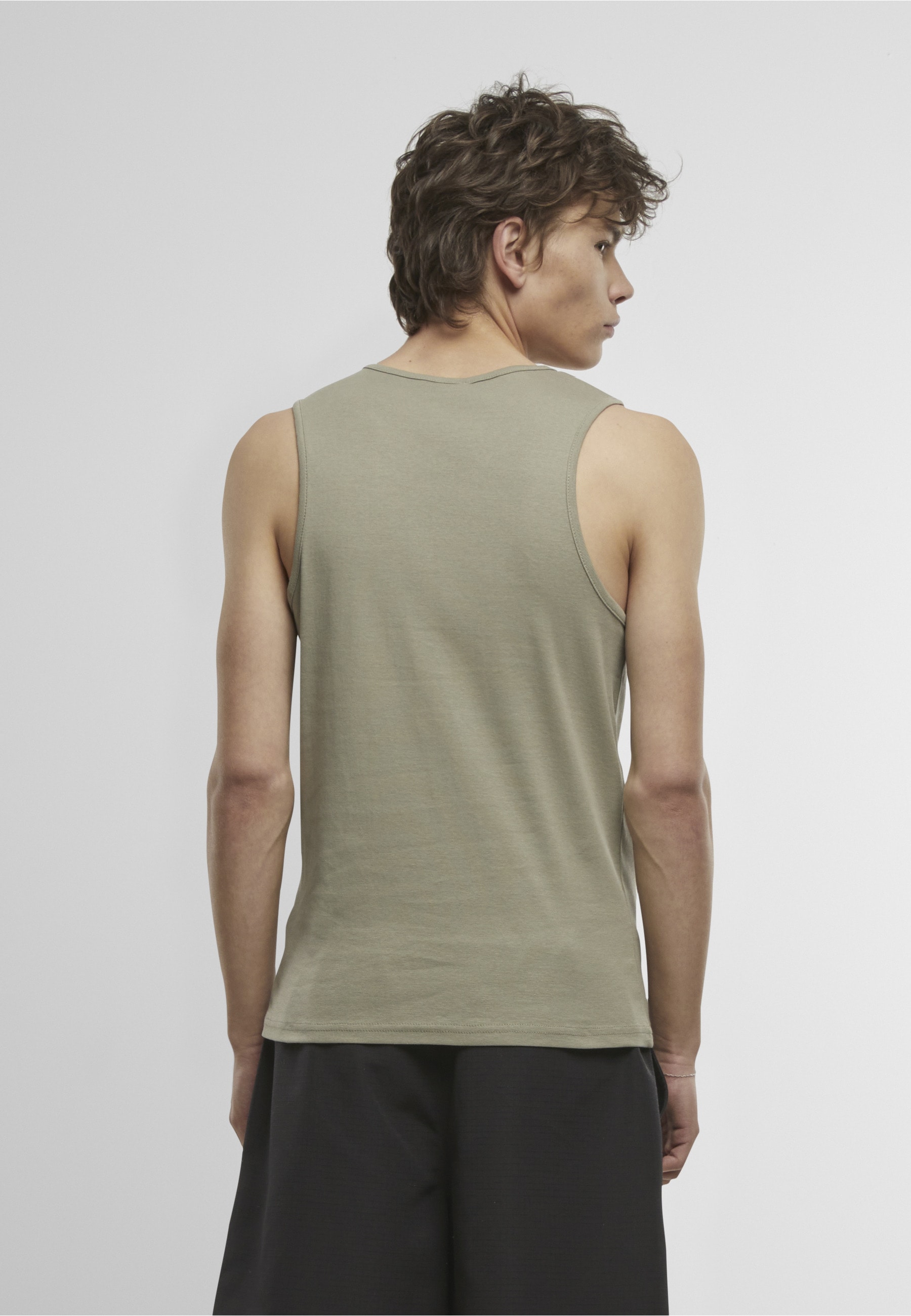 URBAN CLASSICS Tanktop »Urban Classics Ribbed Undershirt 2-Pack« 1 Stk.