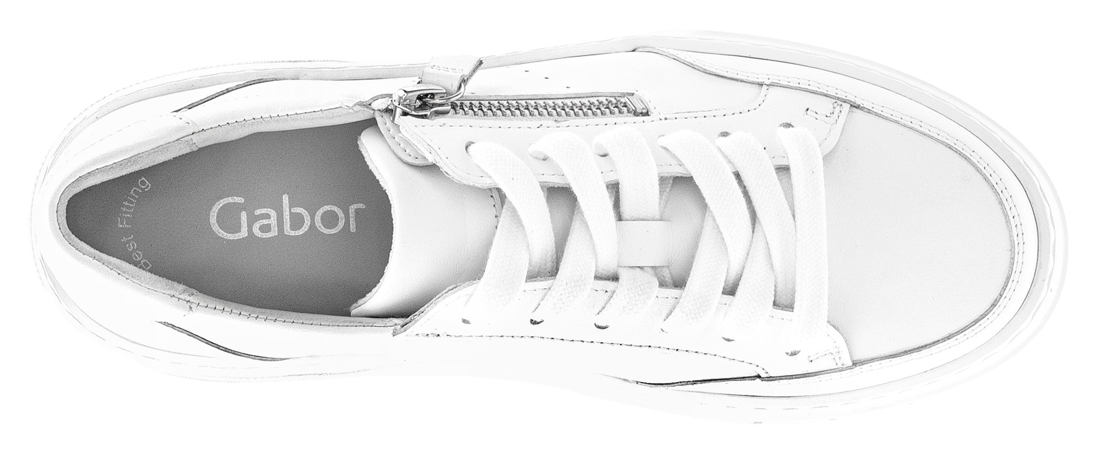 Gabor Plateausneaker, Freizeitzschuh, Halbschuh, Schnürschuh mit Best Fitting-Ausstattung