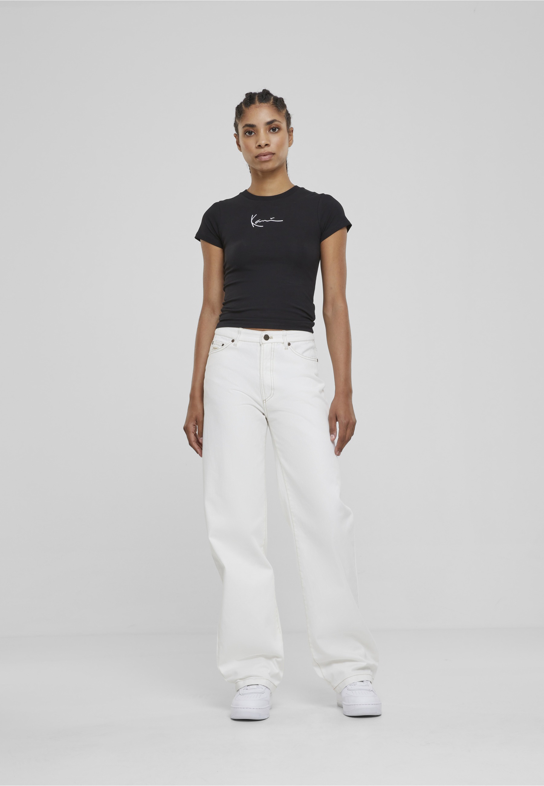 Karl Kani Bequeme Jeans »Karl Kani Damen KW221-055-1 KK OG Wide Leg Pants«