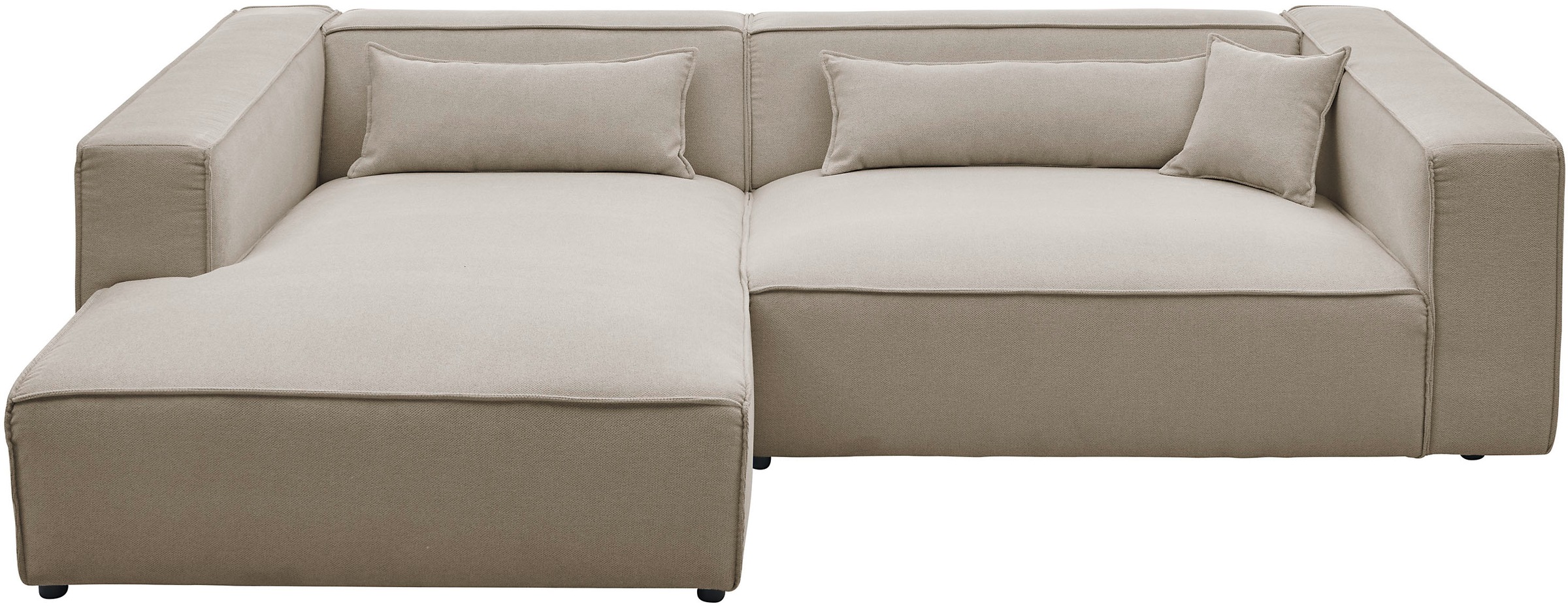 LeGer Home by Lena Gercke Ecksofa "PIARA XXL, Big-Sofa in Cord oder Leineno günstig online kaufen