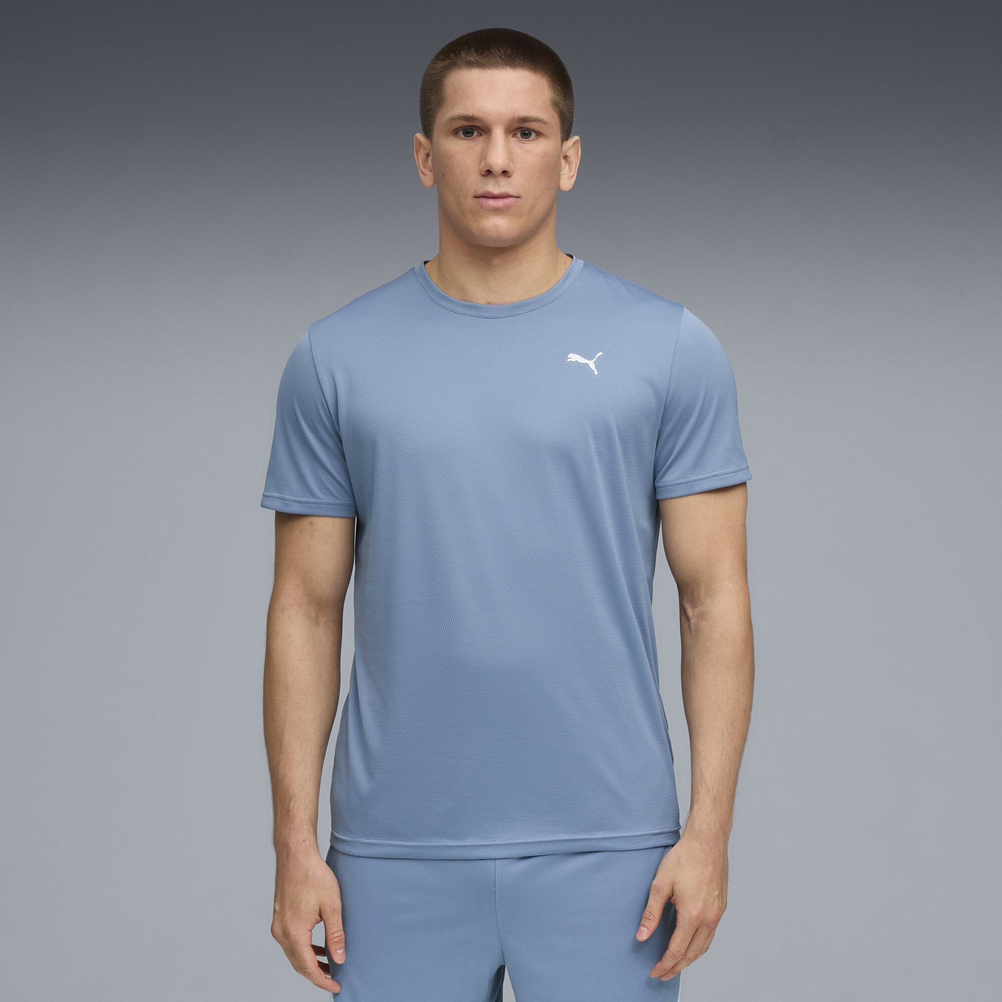 PUMA Trainingsshirt »Train All Day Essentials Poly Texture T-Shirt Herren«