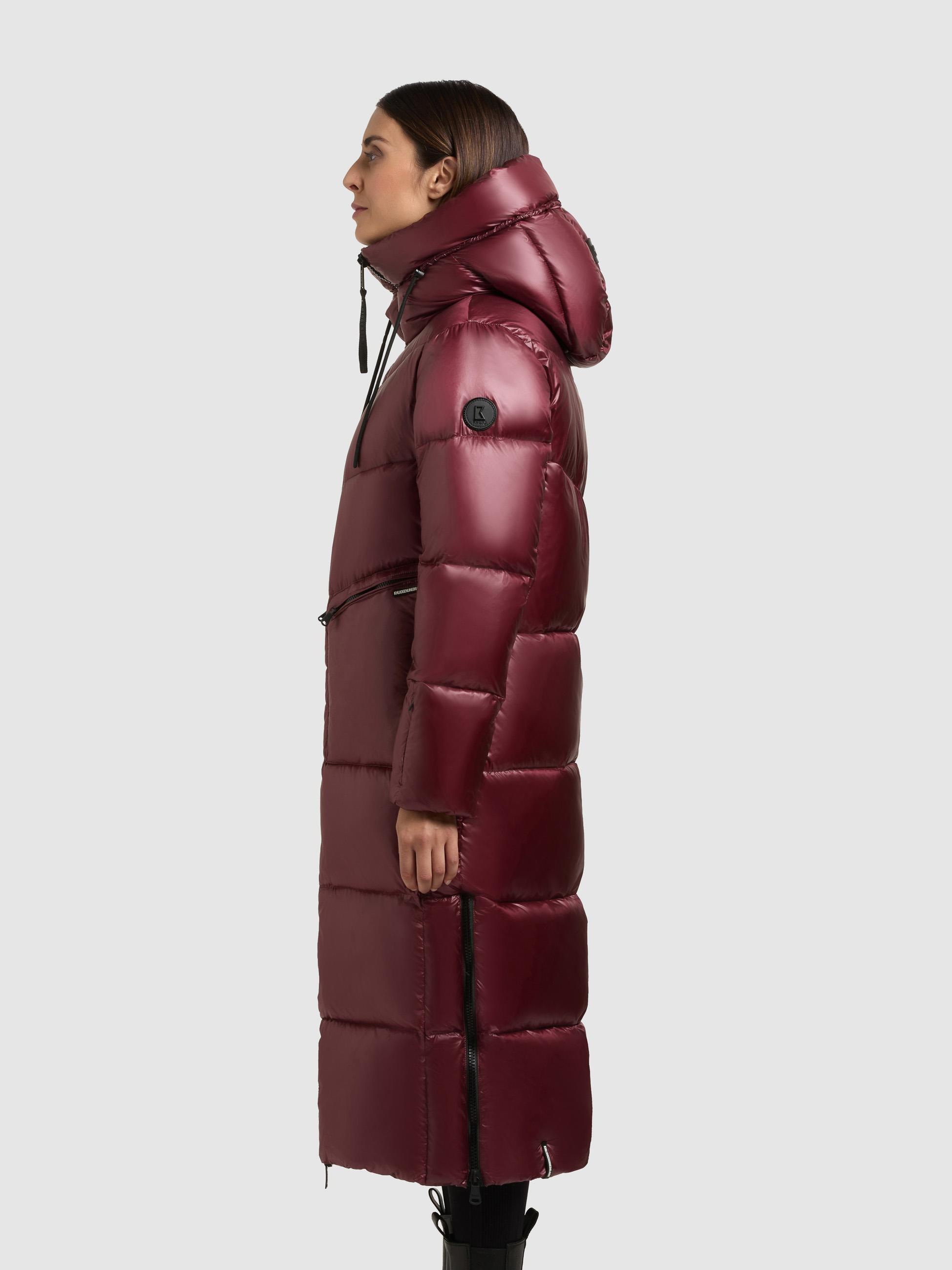 khujo Steppmantel »Tonia« Extralanger Damen Wintermantel mit Rucksack-Trägern