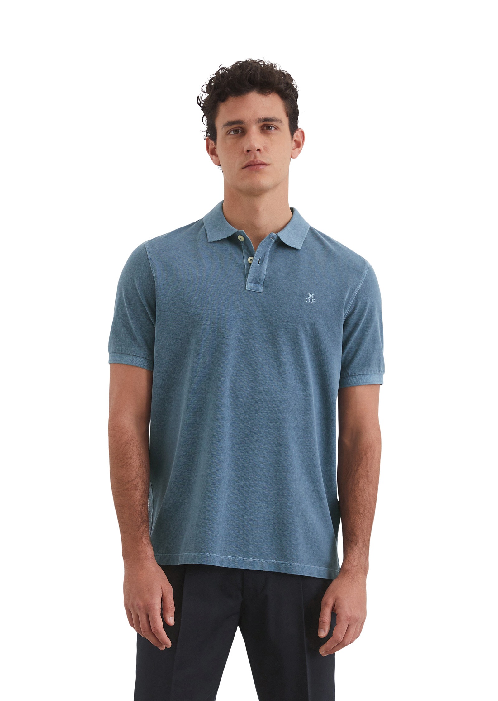 Marc OPolo Poloshirt "aus Bio-Baumwolle" günstig online kaufen
