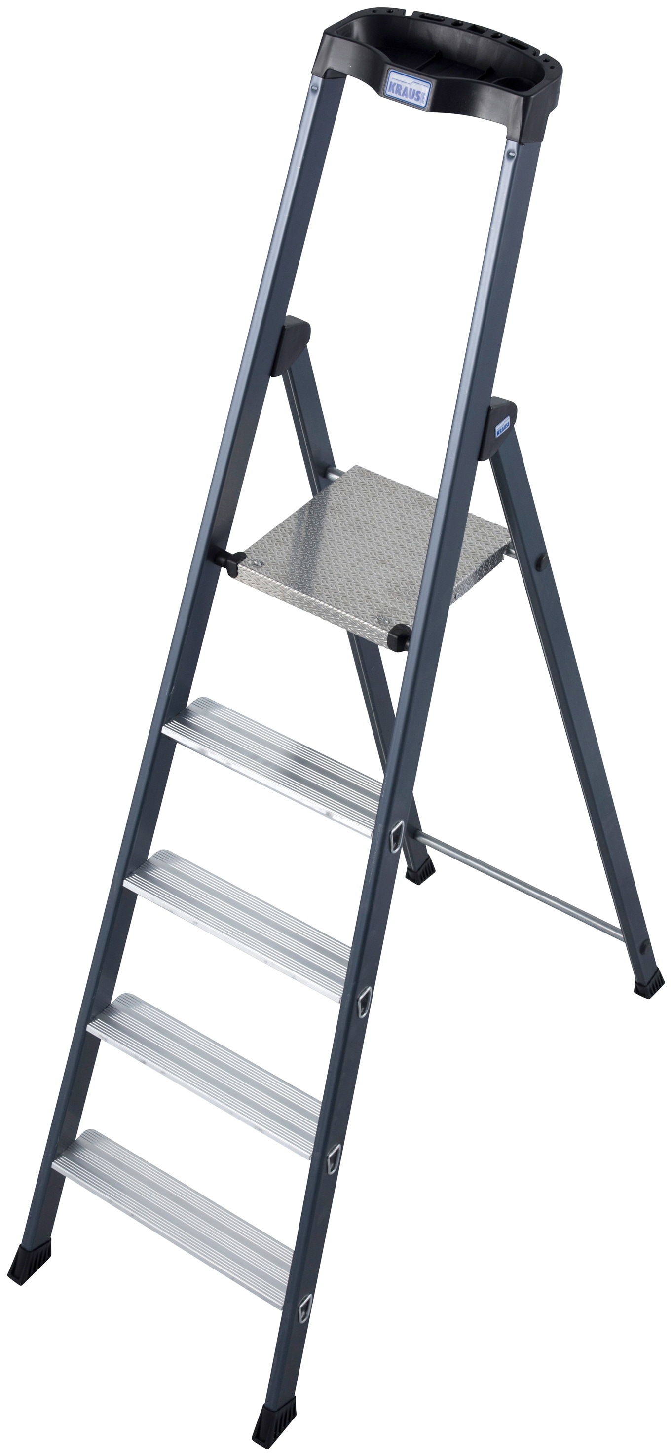 Stehleiter »SePro S«, Alu eloxiert, 1x5 Stufen, Arbeitshöhe ca. 305 cm