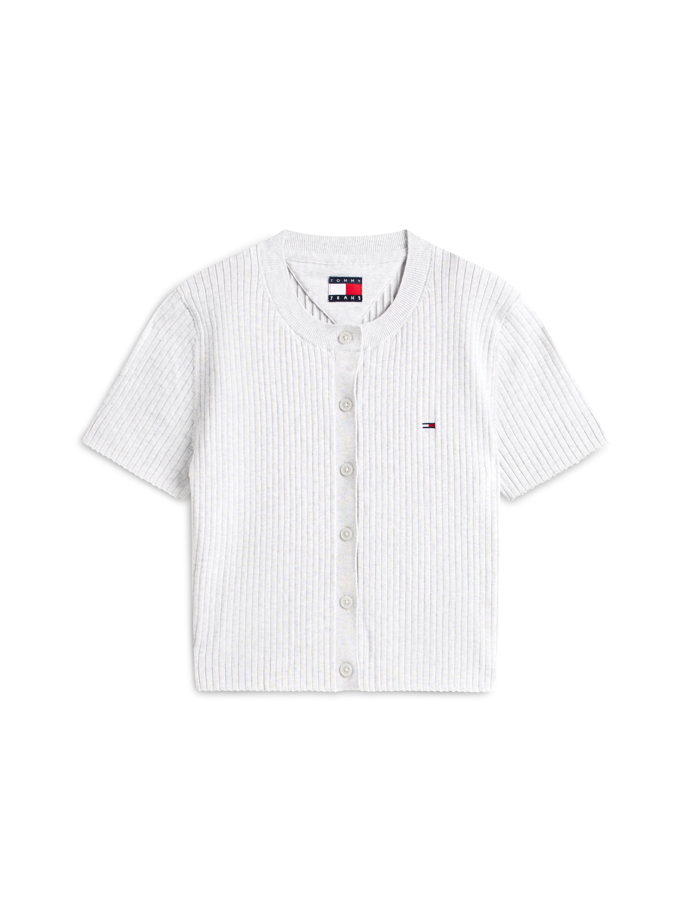 Tommy Jeans Strickjacke »TJW ESSENTIAL SS RIB CARDIGAN« mit gerippter Struktur