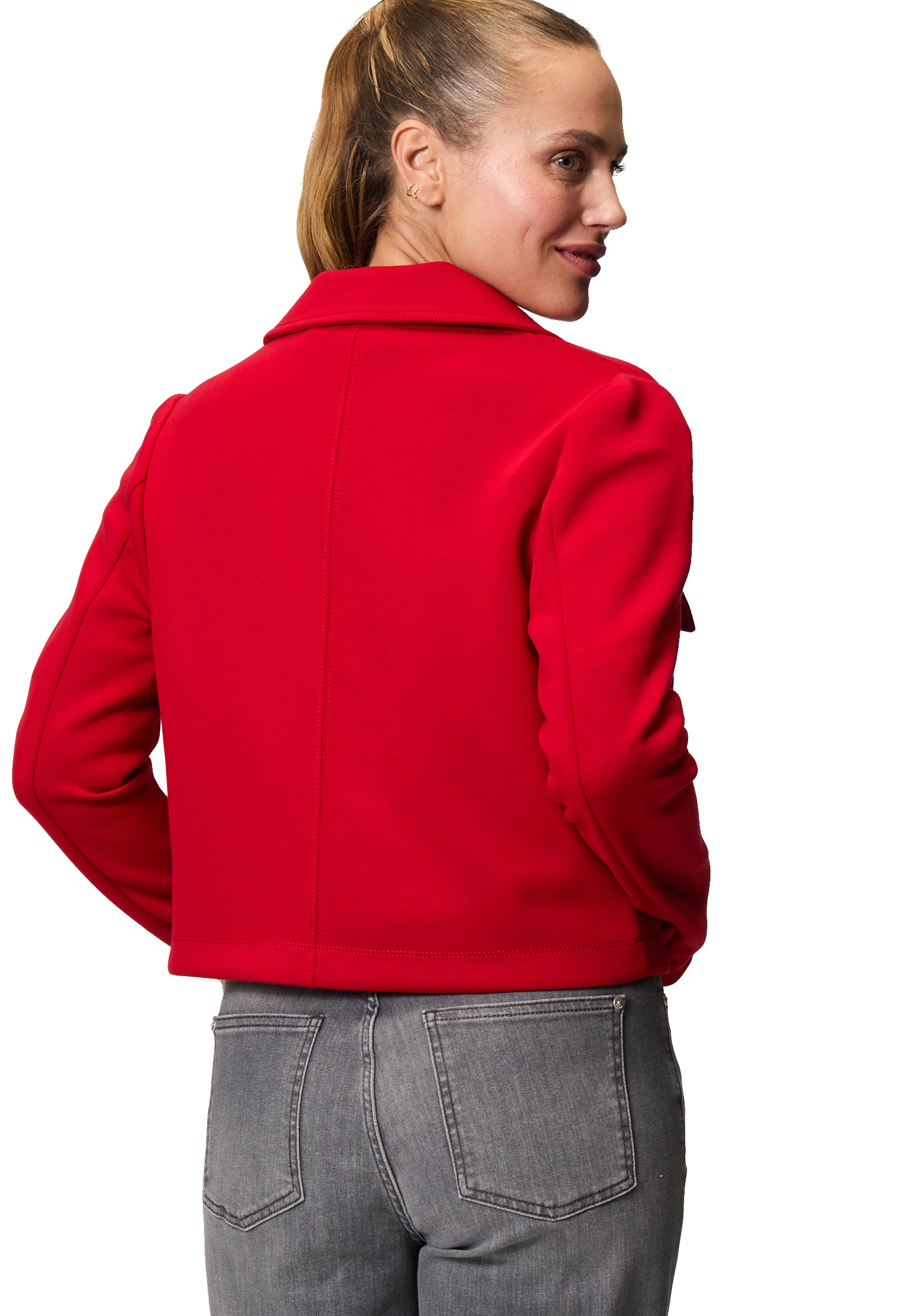 Zero Jackenblazer »zero Sweatjacke mit Klappentaschen«, weiteres Detail