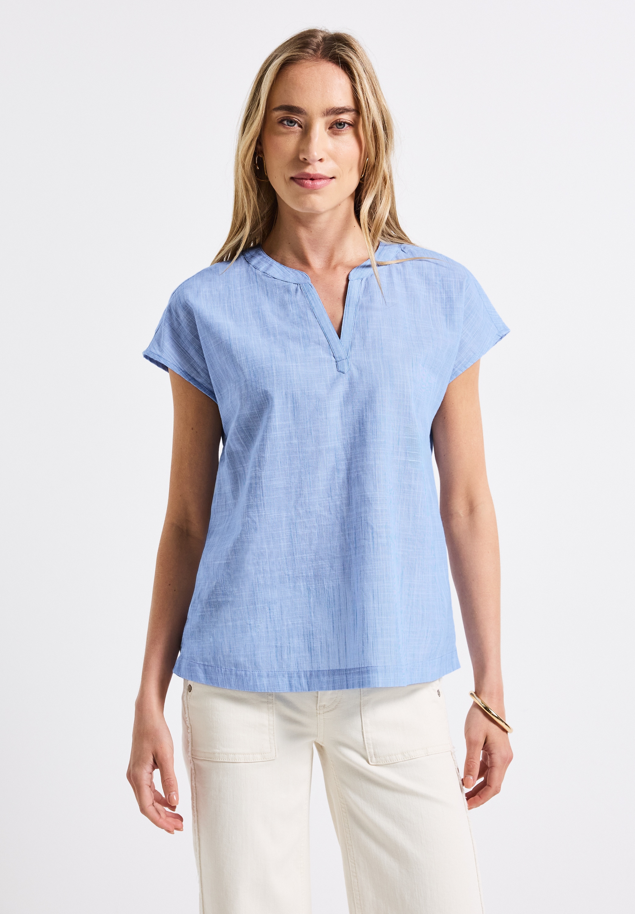 STREET ONE Shirtbluse, aus reiner Baumwolle günstig online kaufen