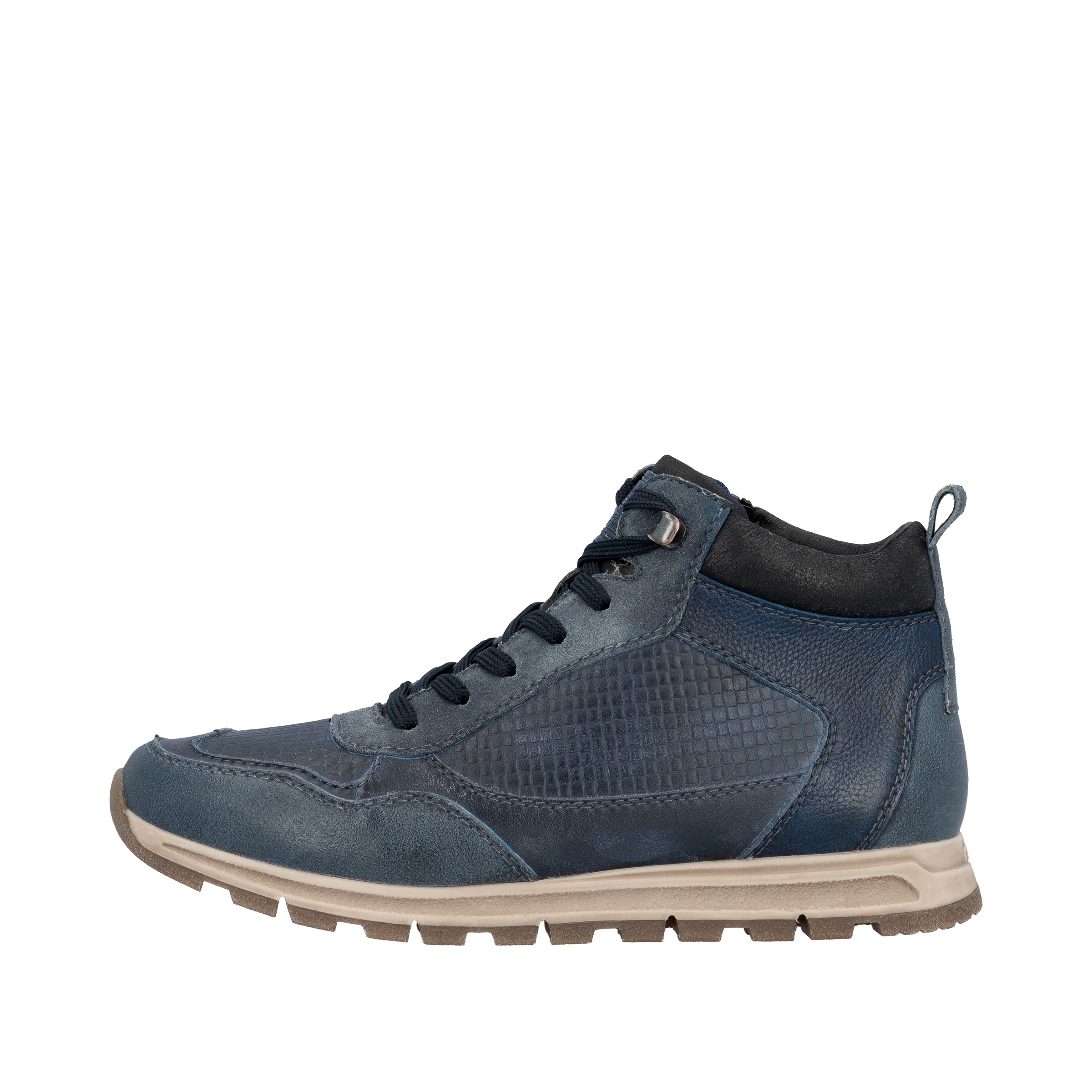 Rieker Sneakerboots, Schnürboots, High Top Sneaker, Schnürschuh mit Innenreißverschluss