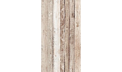 Bordüre »pop.up Panel«, Holz, Holzplanken in Vintage-Optik, selbstklebend