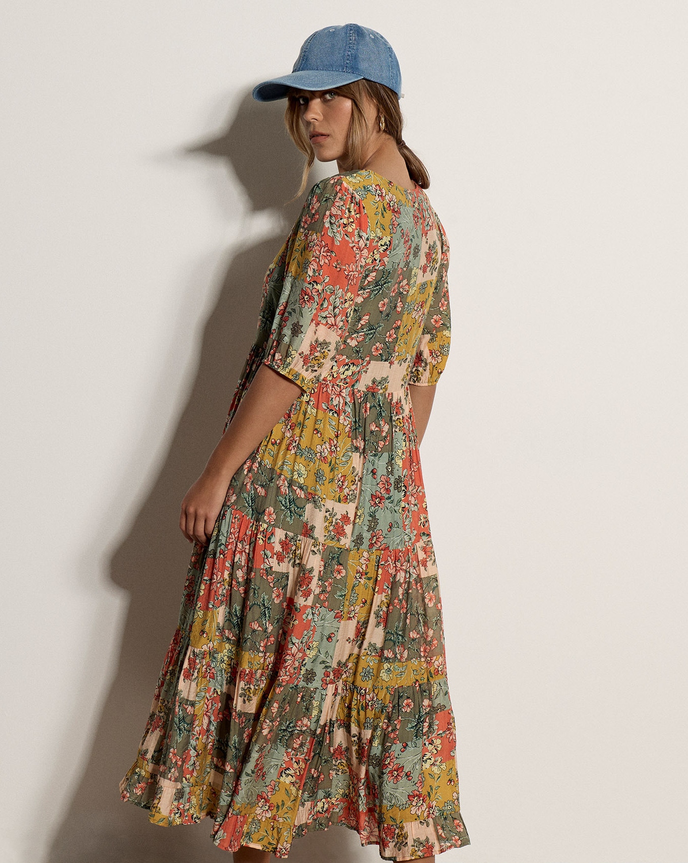 Apricot 2-in-1-Kleid »Midikleid« mit Stufenrock