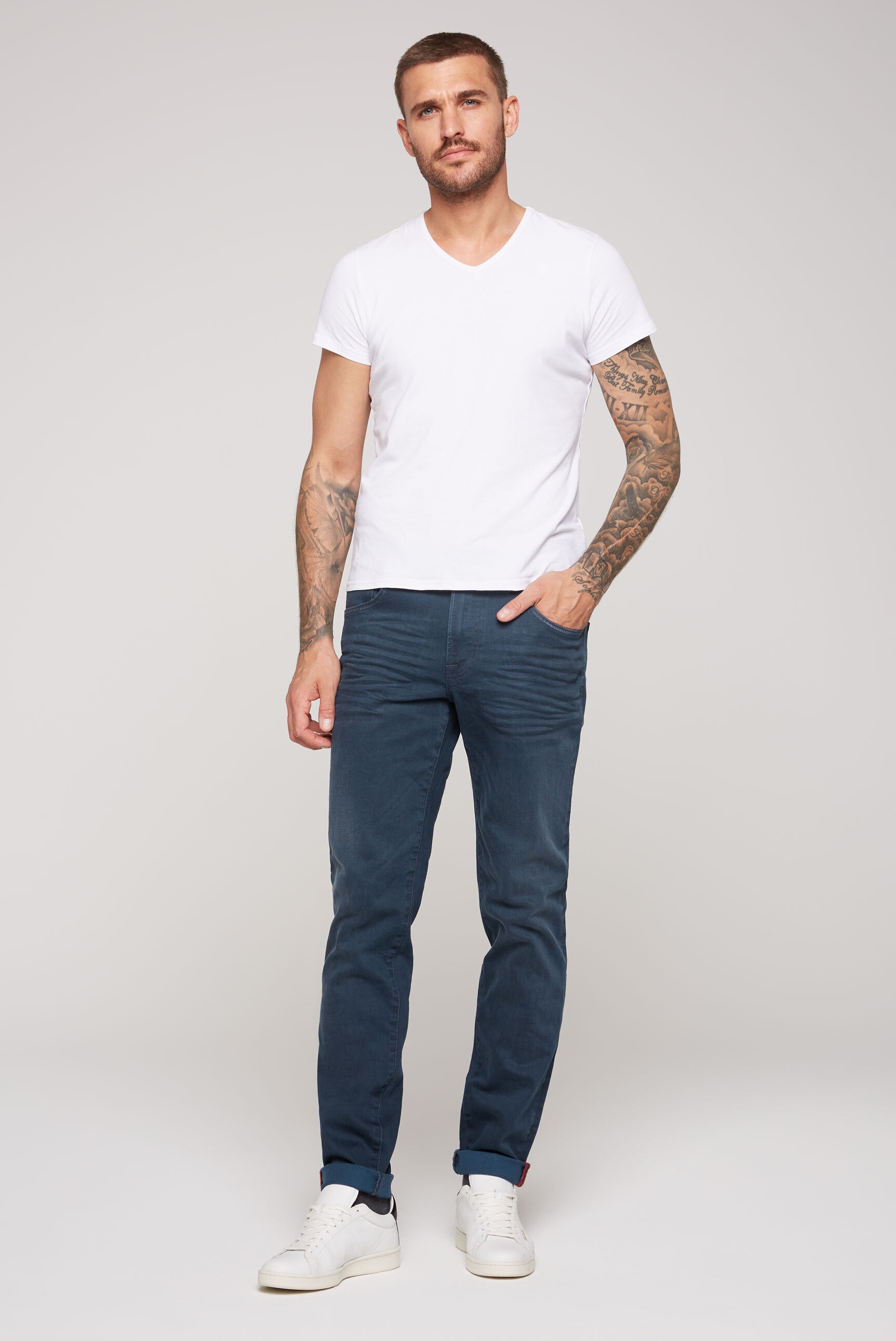 CAMP DAVID Regular-fit-Jeans, mit hoher Leibhöhe