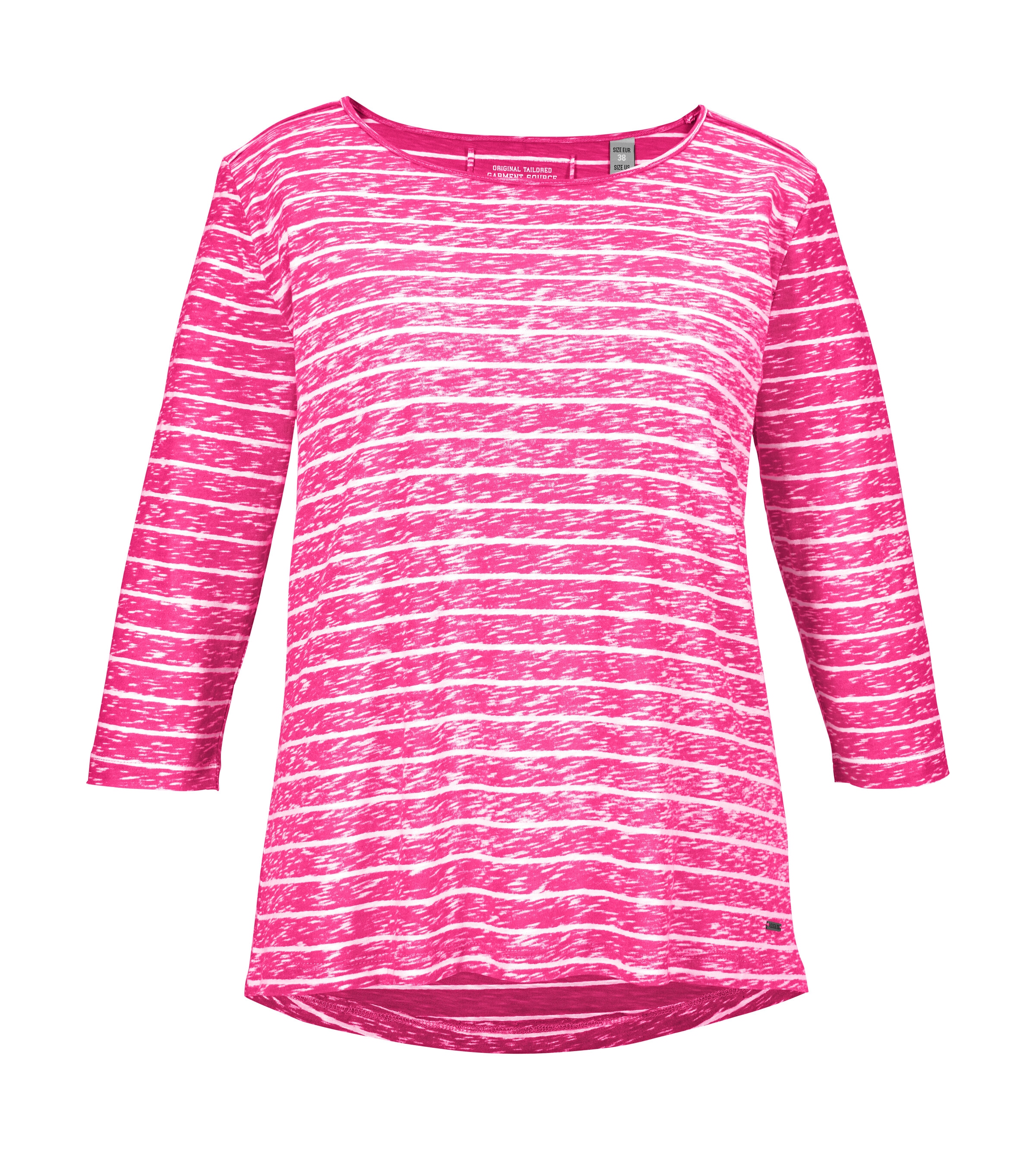 G.I.G.A. DX by killtec T-Shirt "GS 26 WMN TSHRT" Gestreiftes 3/4-Arm T-Shirt, 100% Baumwolle, Carbon Finish