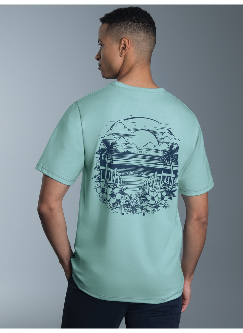 Trigema T-Shirt "TRIGEMA T-Shirt mit großem Backprint", 1 Stk. günstig online kaufen