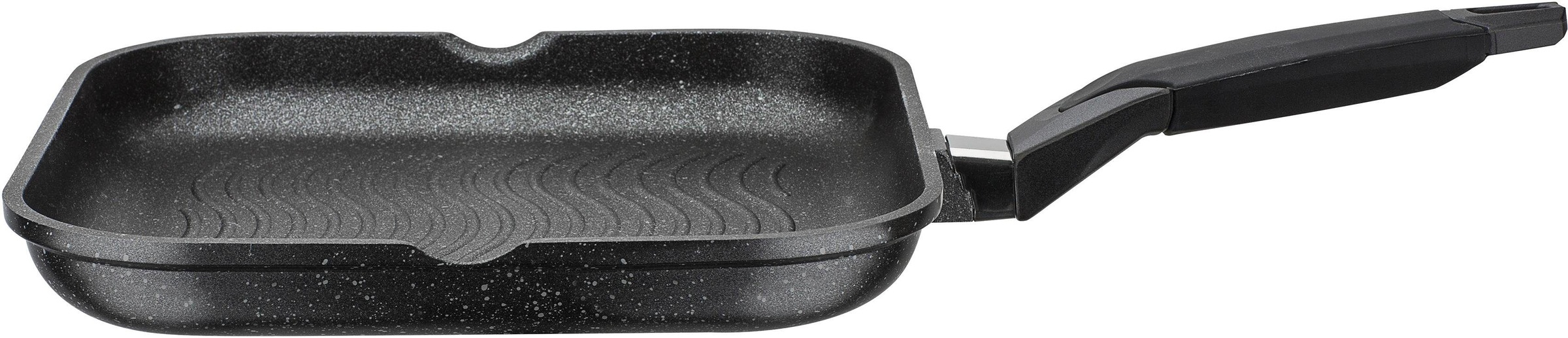 GSW Grillpfanne "Titanium Granit" Aluminiumguss 1 Stk. tlg. 28x28 cm, Induk günstig online kaufen