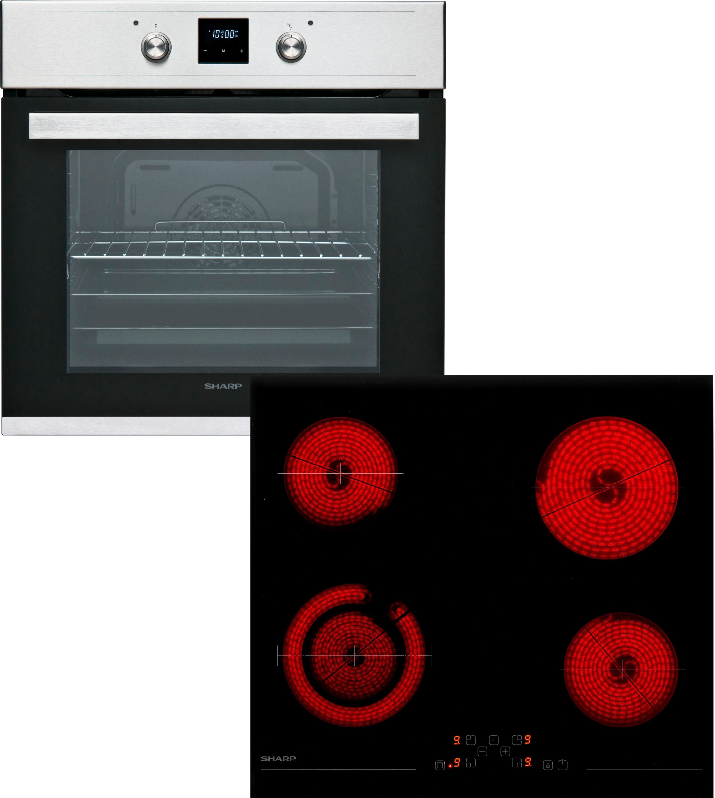 Sharp Backofen-Set "K-60D19IM1-EU", mit Timerfunktion